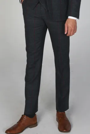 Madrid Check Tweed Trousers