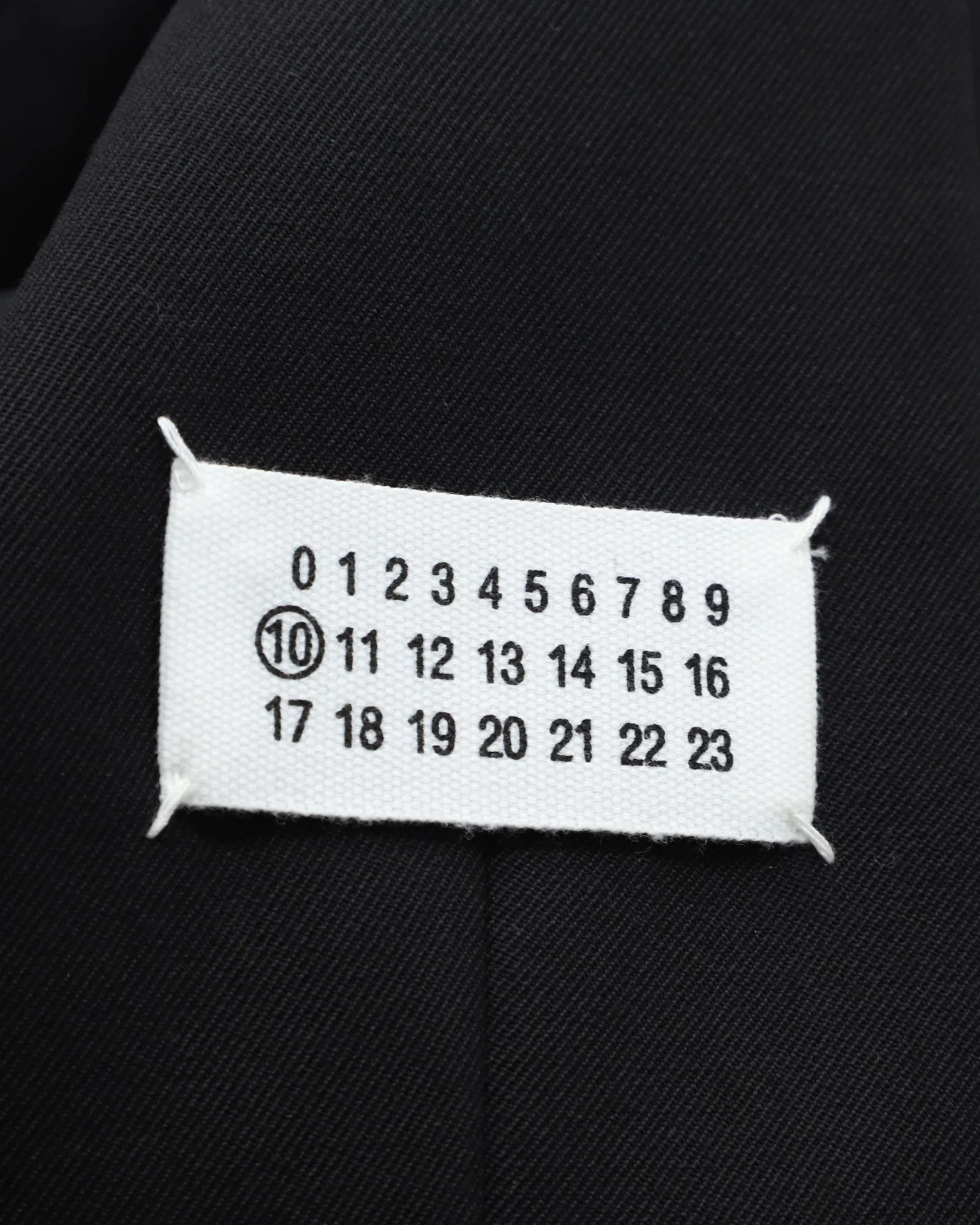Maison Martin Margiela Tuxedo Trousers in Black Wool