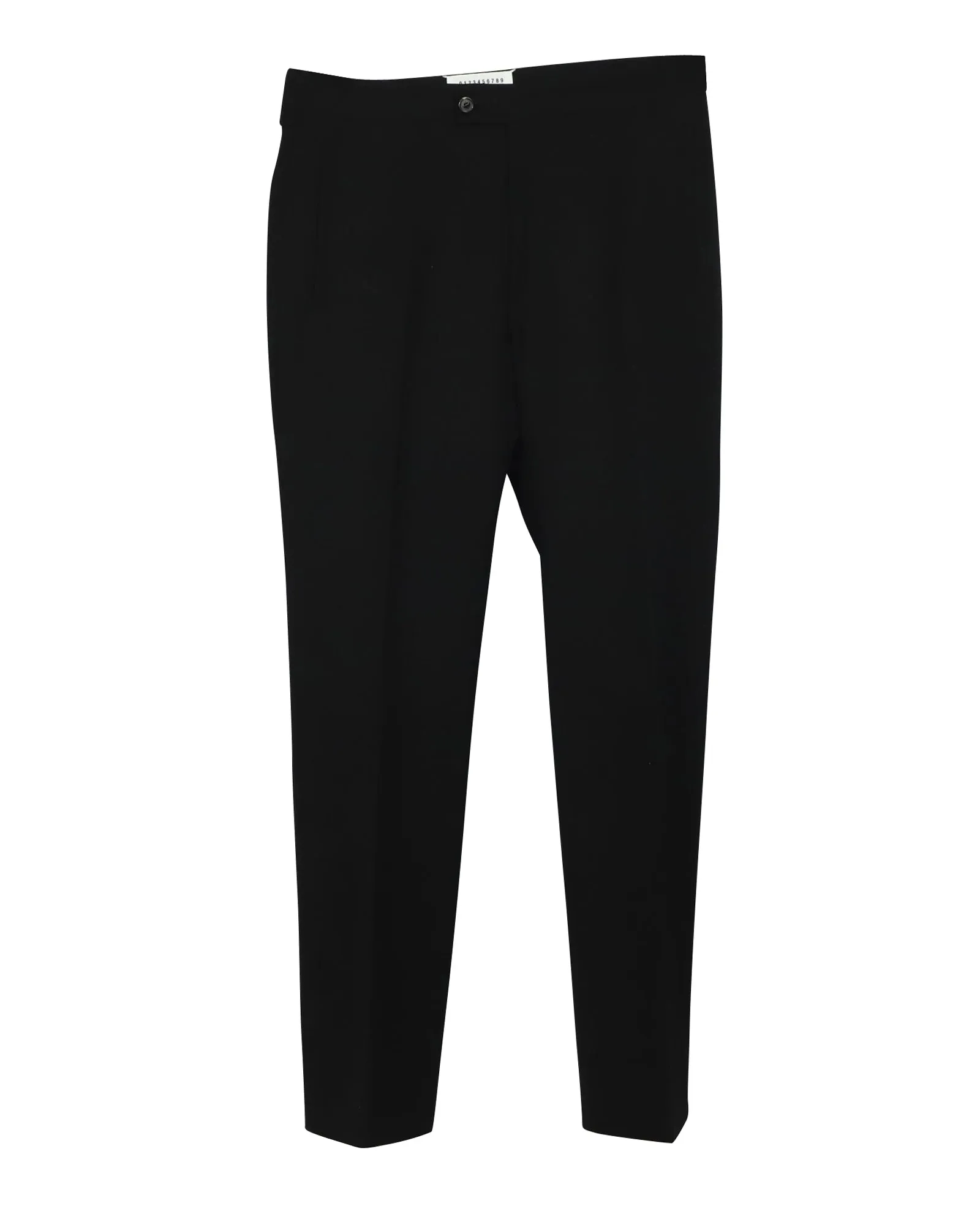 Maison Martin Margiela Tuxedo Trousers in Black Wool