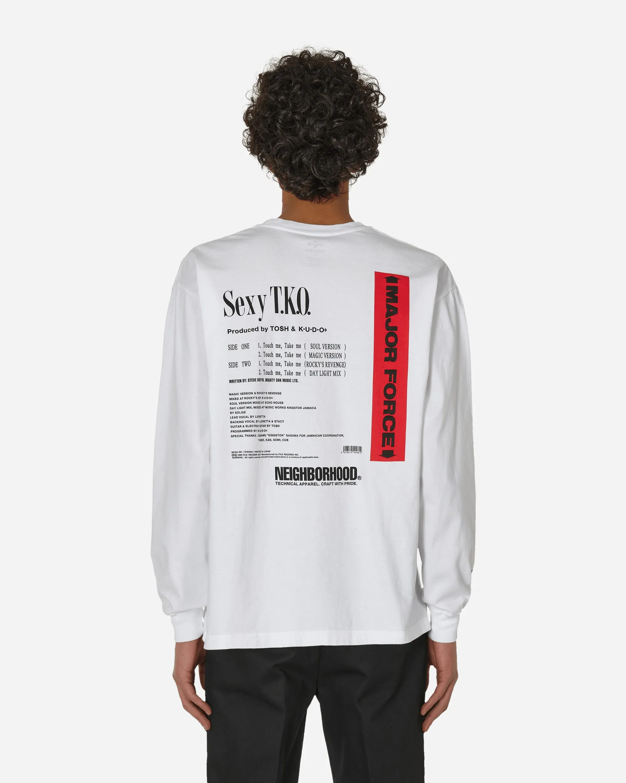 Major Force Longsleeve T-Shirt White