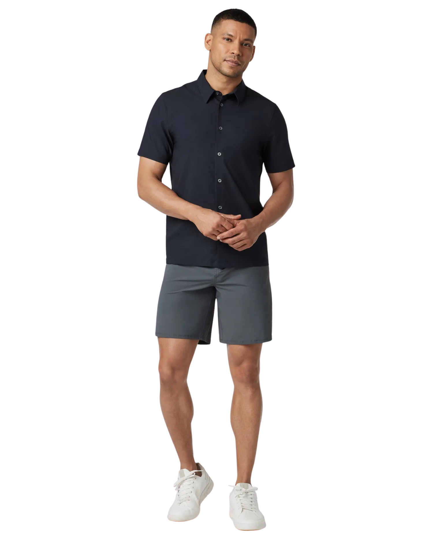 Manhattan Polo Shirt in Black