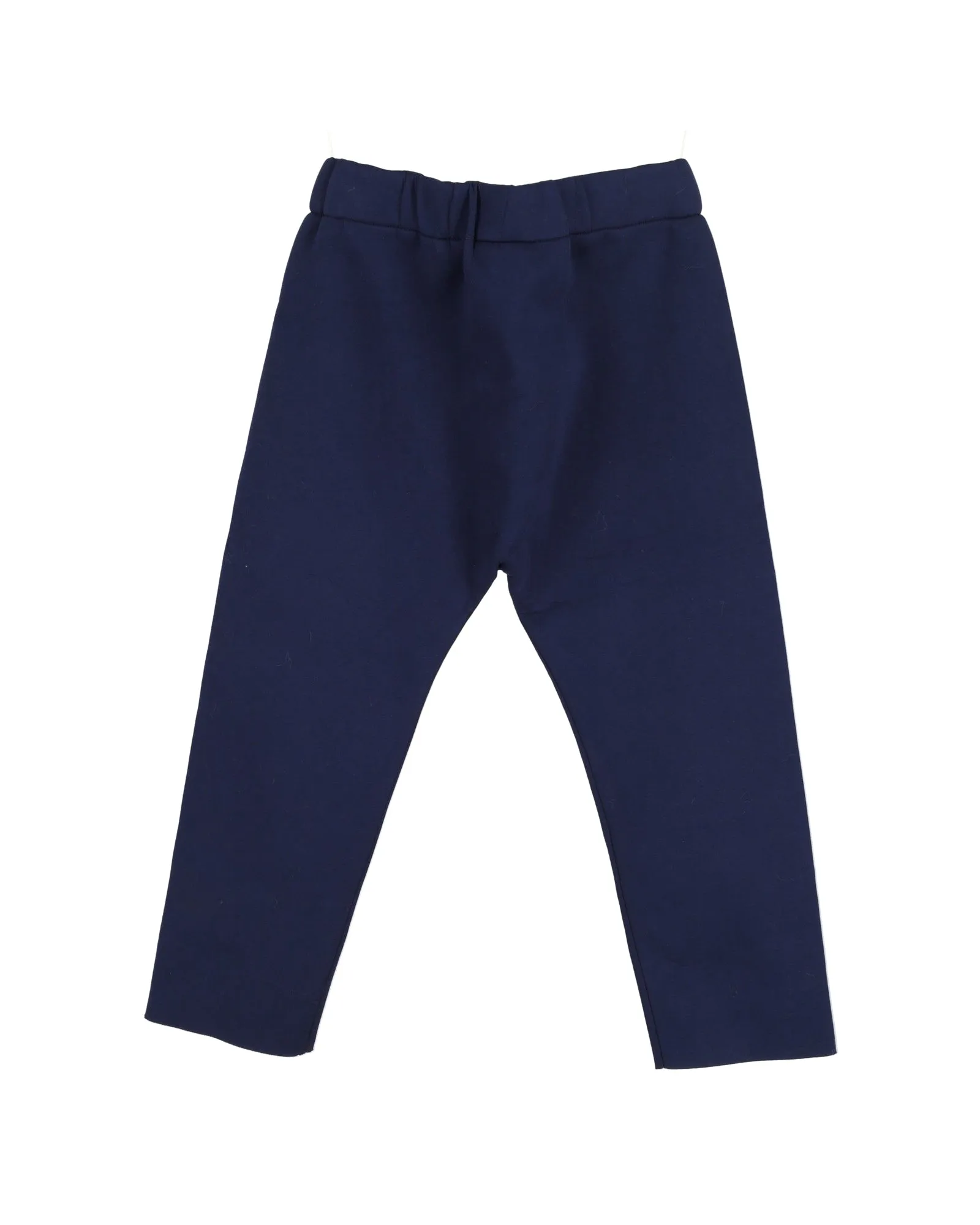 Marni Elasticated Zip Trousers in Blue Viscose