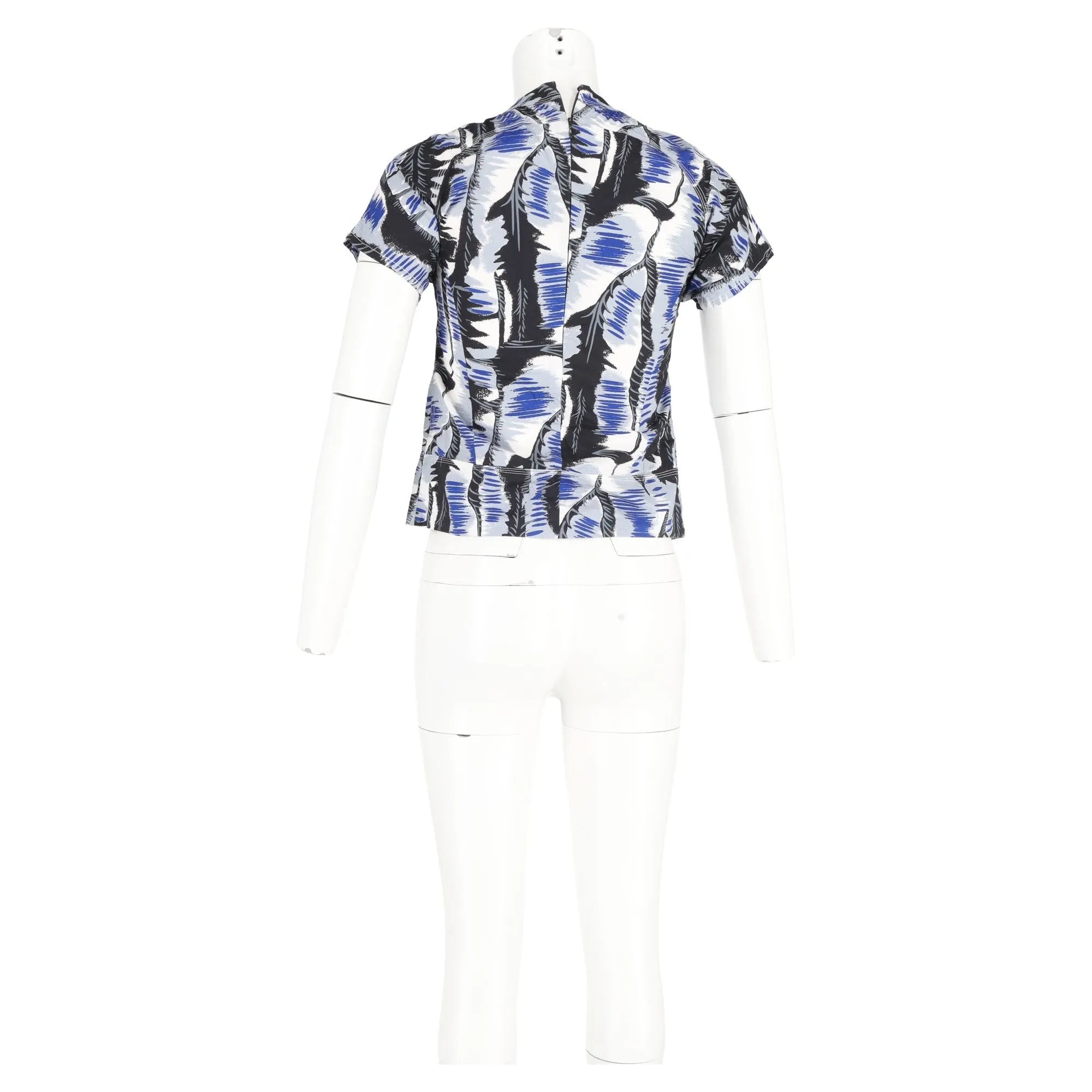 Marni Printed Crewneck T-Shirt in Multicolor Cotton