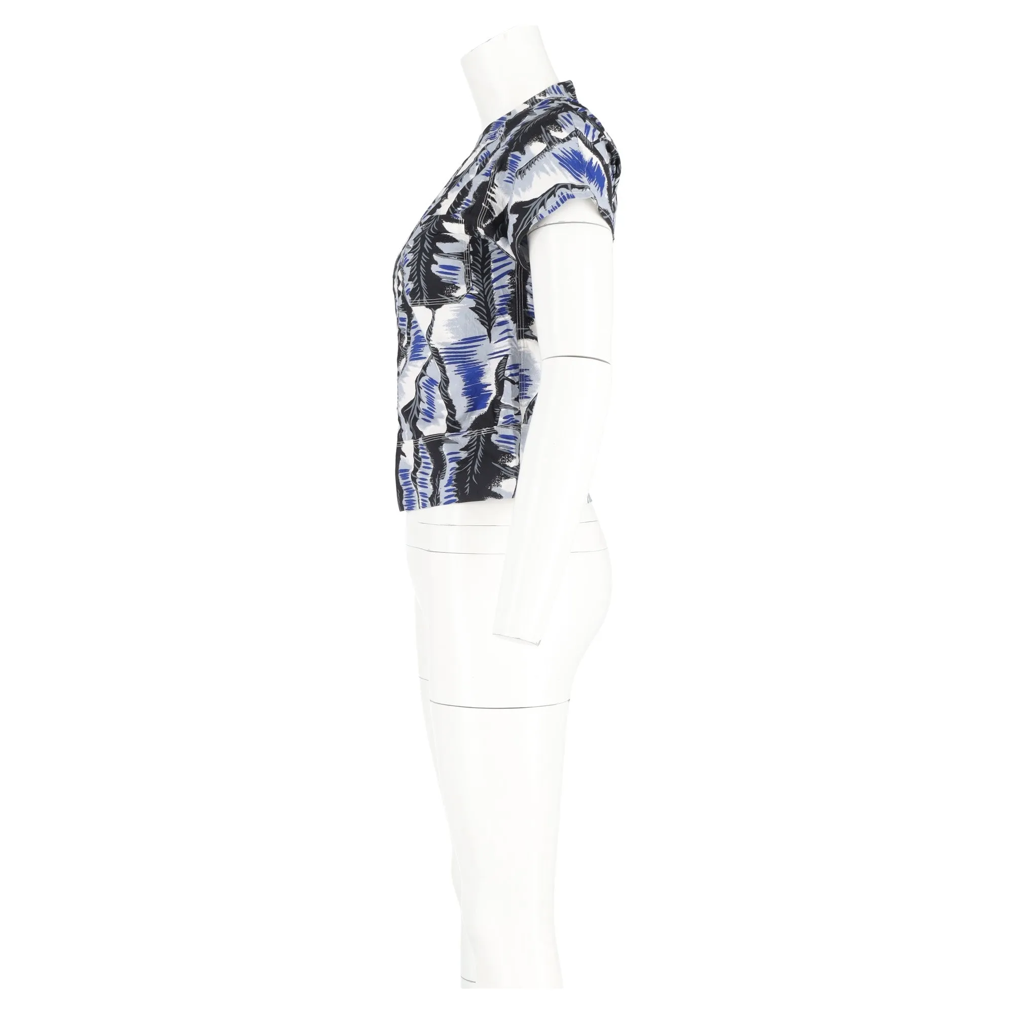 Marni Printed Crewneck T-Shirt in Multicolor Cotton