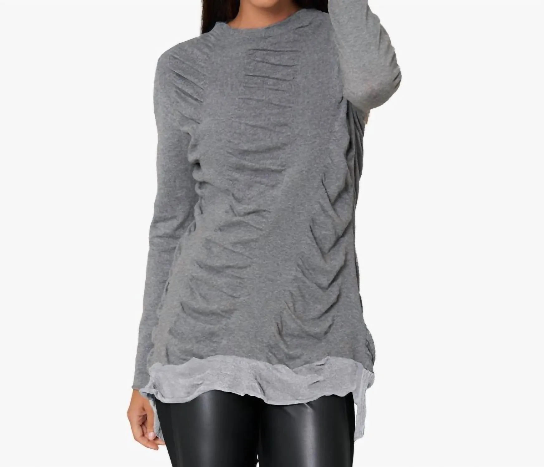 Masterpiece Sweater In Dark Gray