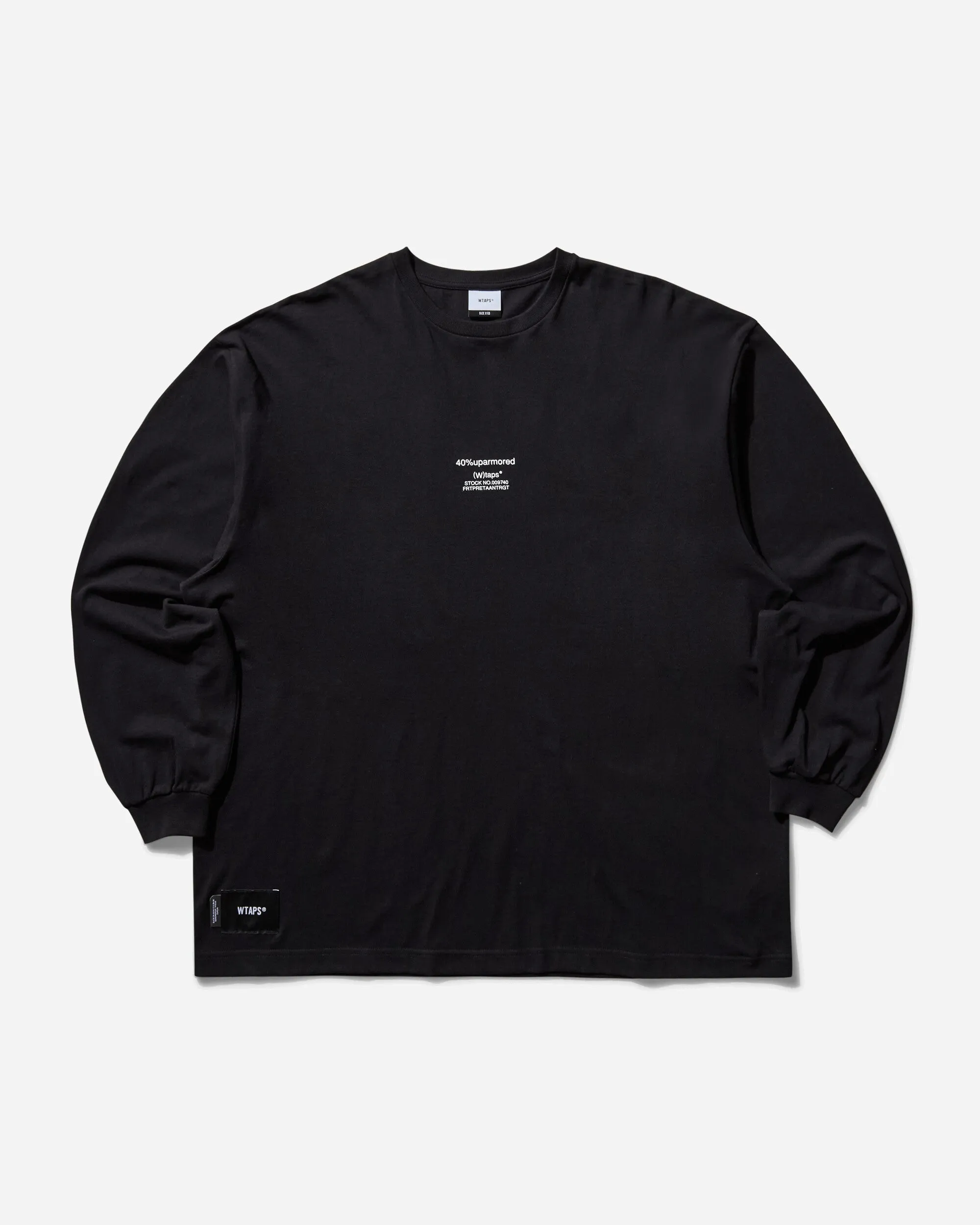 Men's 40PCT Uparmored Longsleeve T-Shirt Black