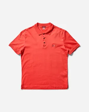 Men's 70/2 Mercerized Jersey Polo Shirt Poinciana