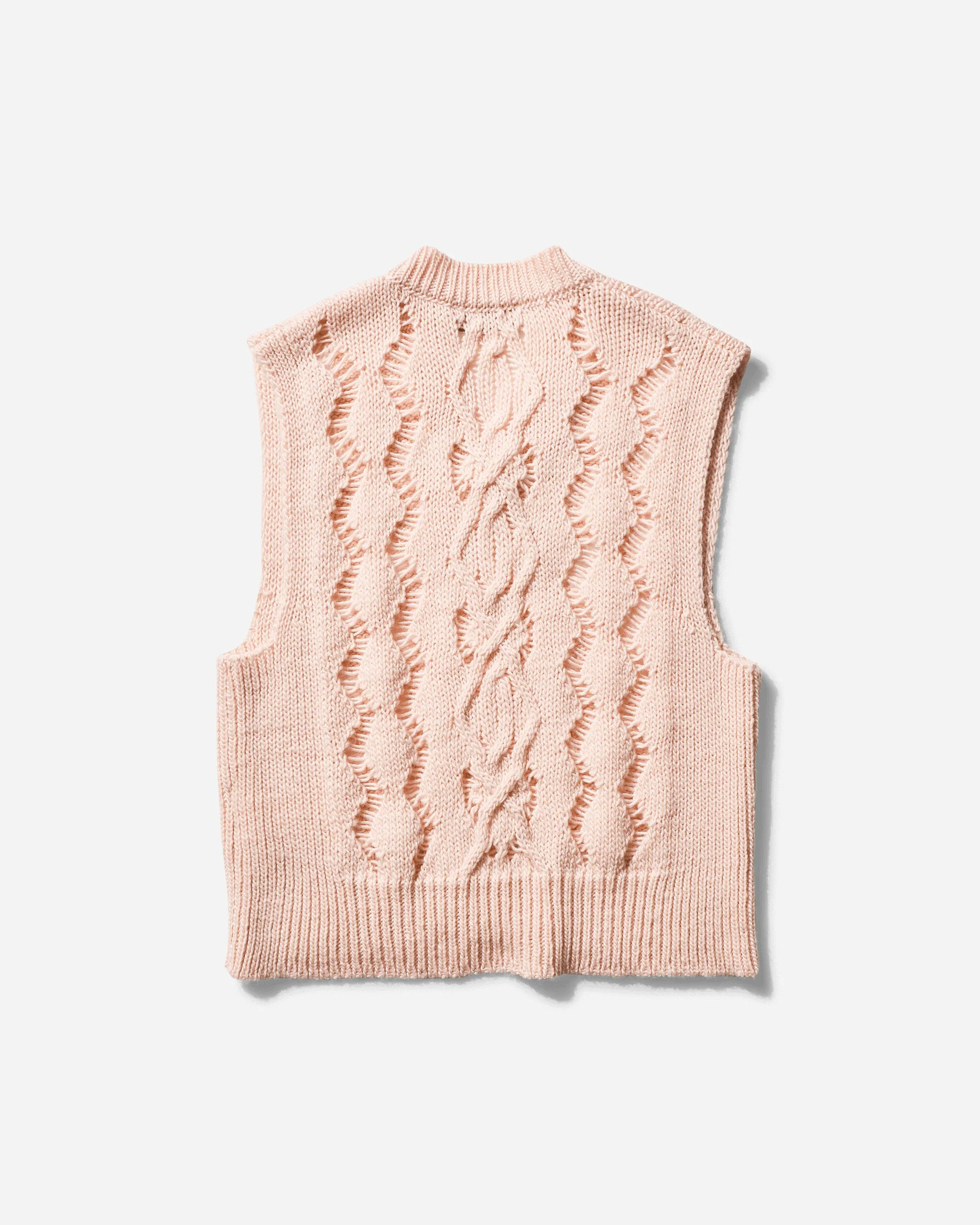 Men's Cable Michigan Tank Delicate Pink