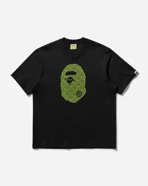 Men's College Monogram Ape Head T-Shirt Black