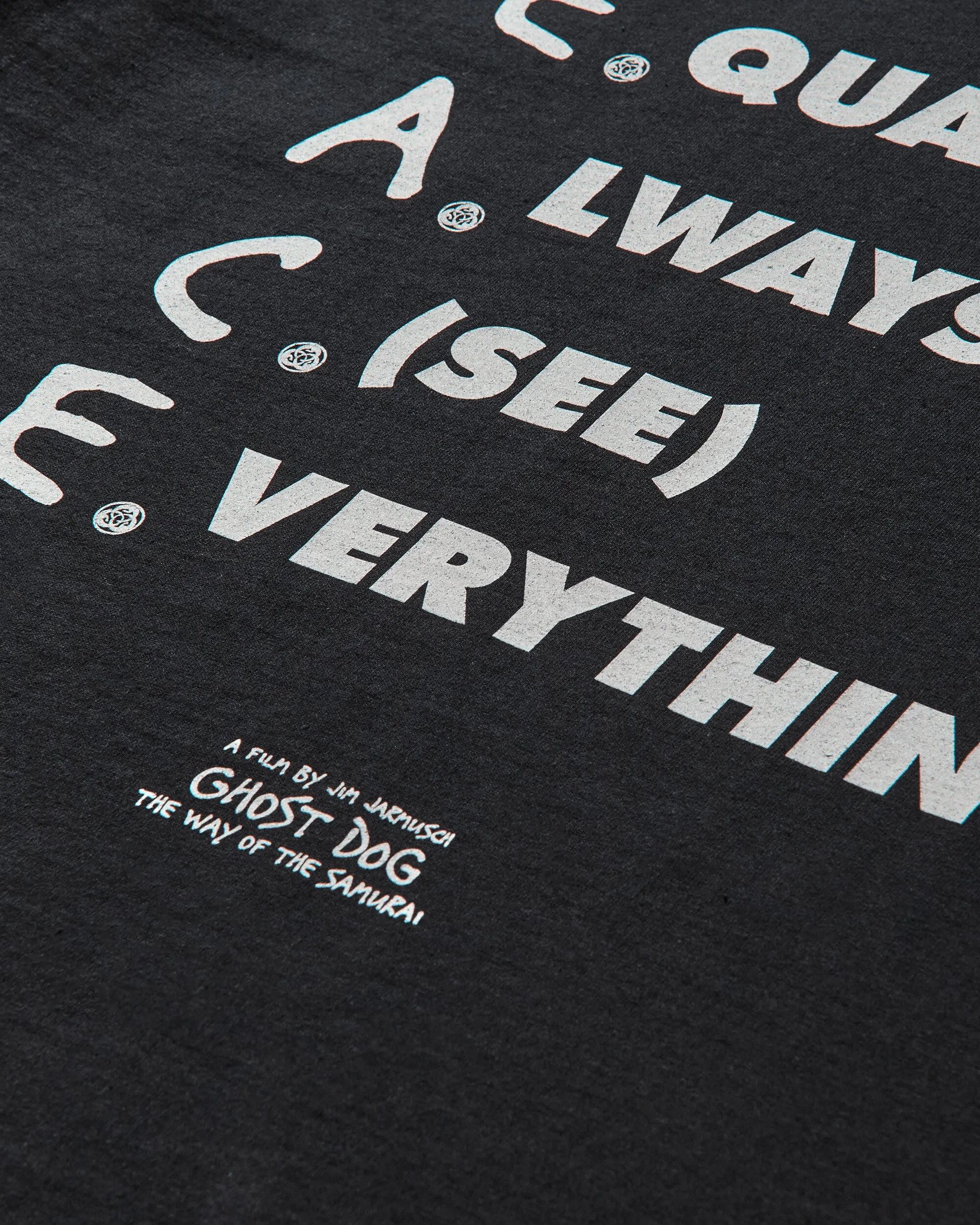 Men's Ghost Dog P.E.A.C.E. T-Shirt Black