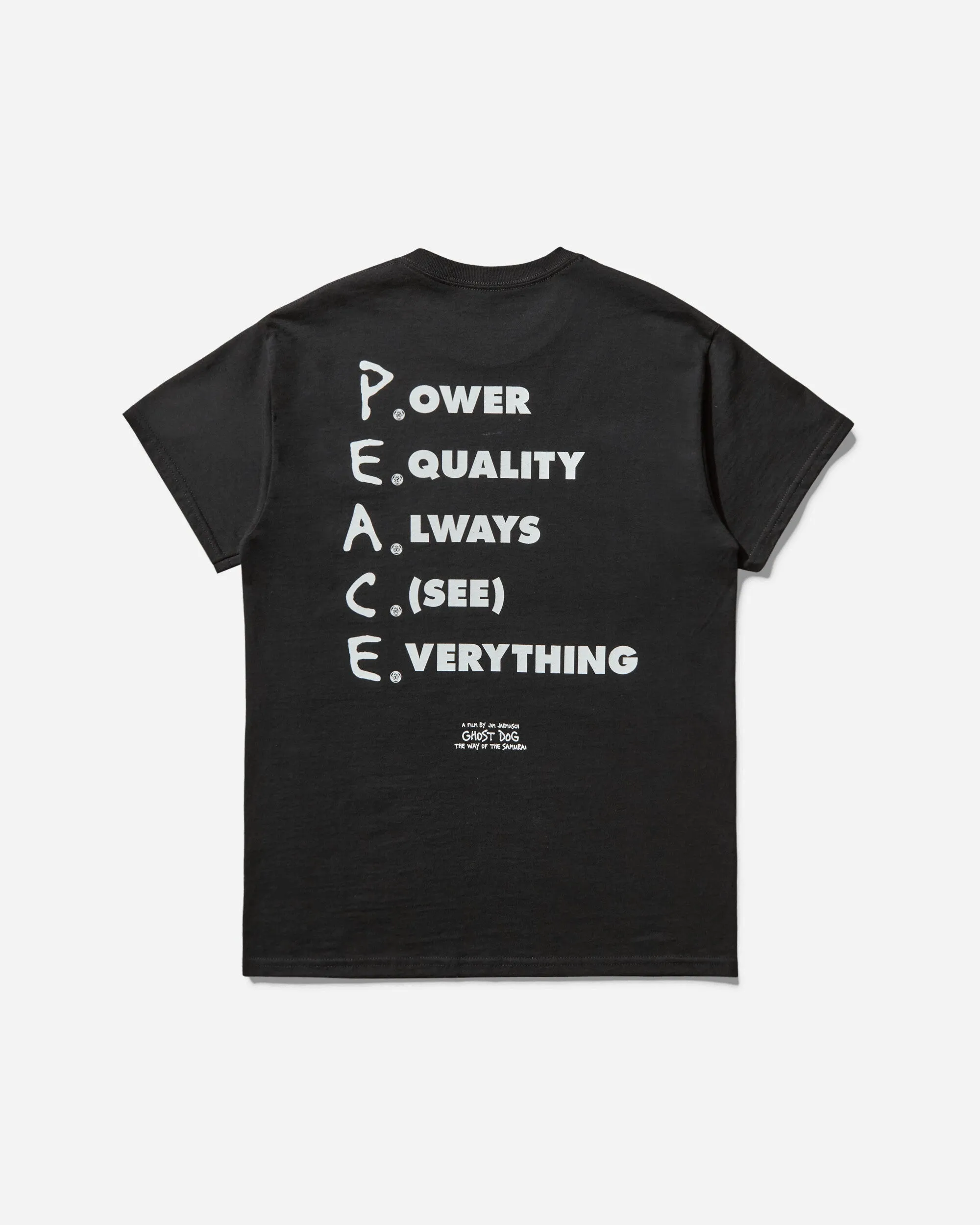 Men's Ghost Dog P.E.A.C.E. T-Shirt Black