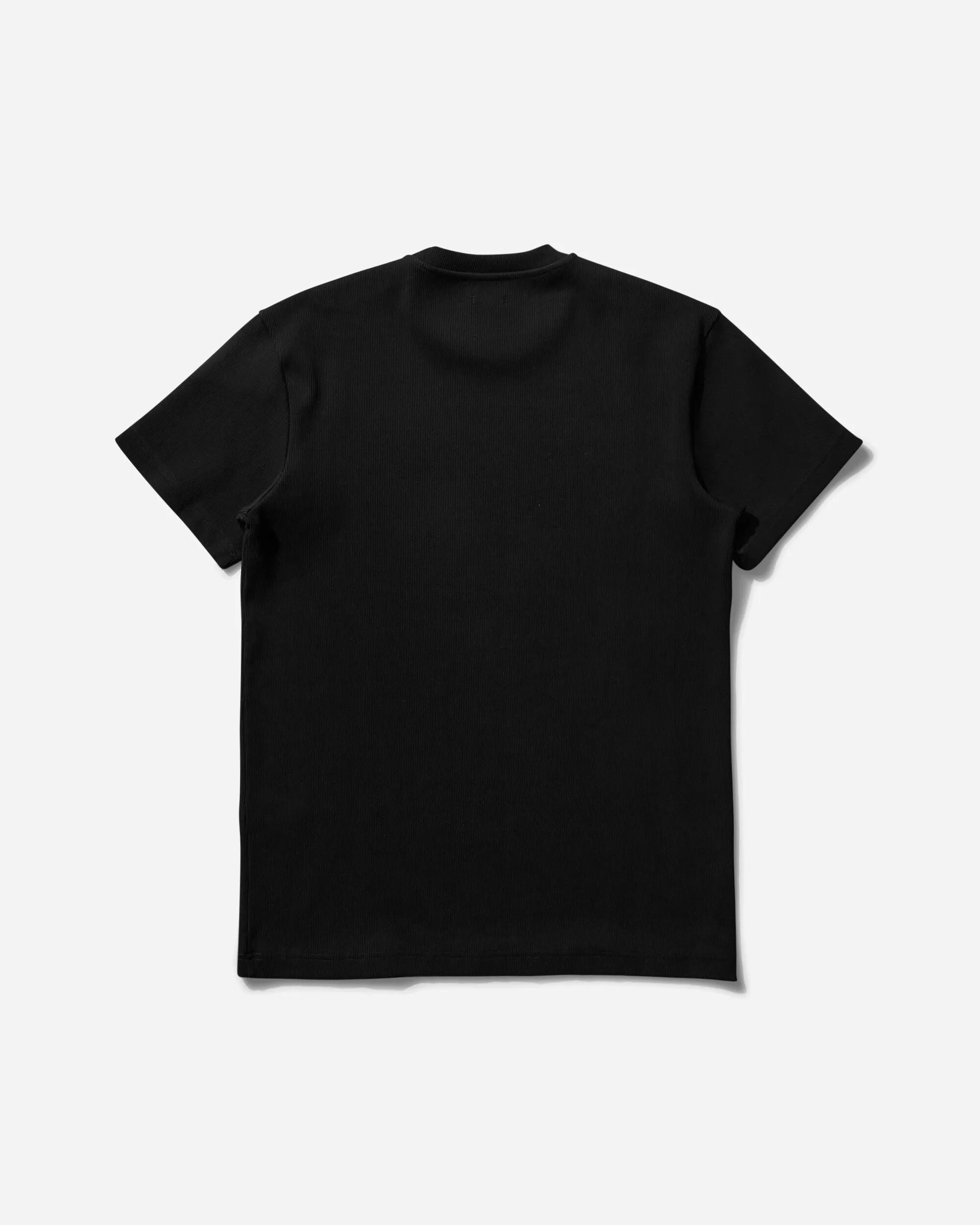 Men's Heart Eye Pup Ribbed T-Shirt Black