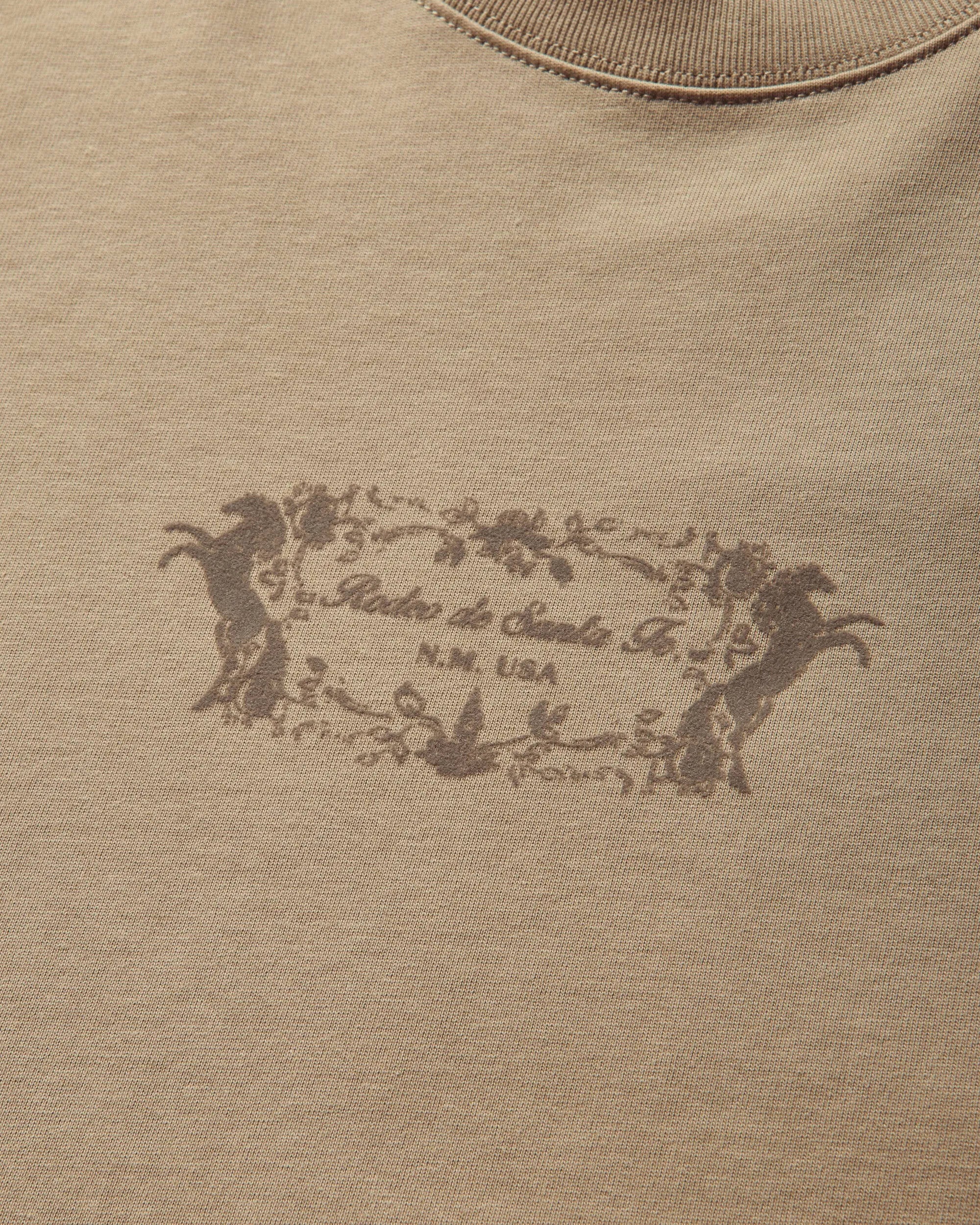 Men's Heavyweight Jersey Camino Entrada T-Shirt Beige