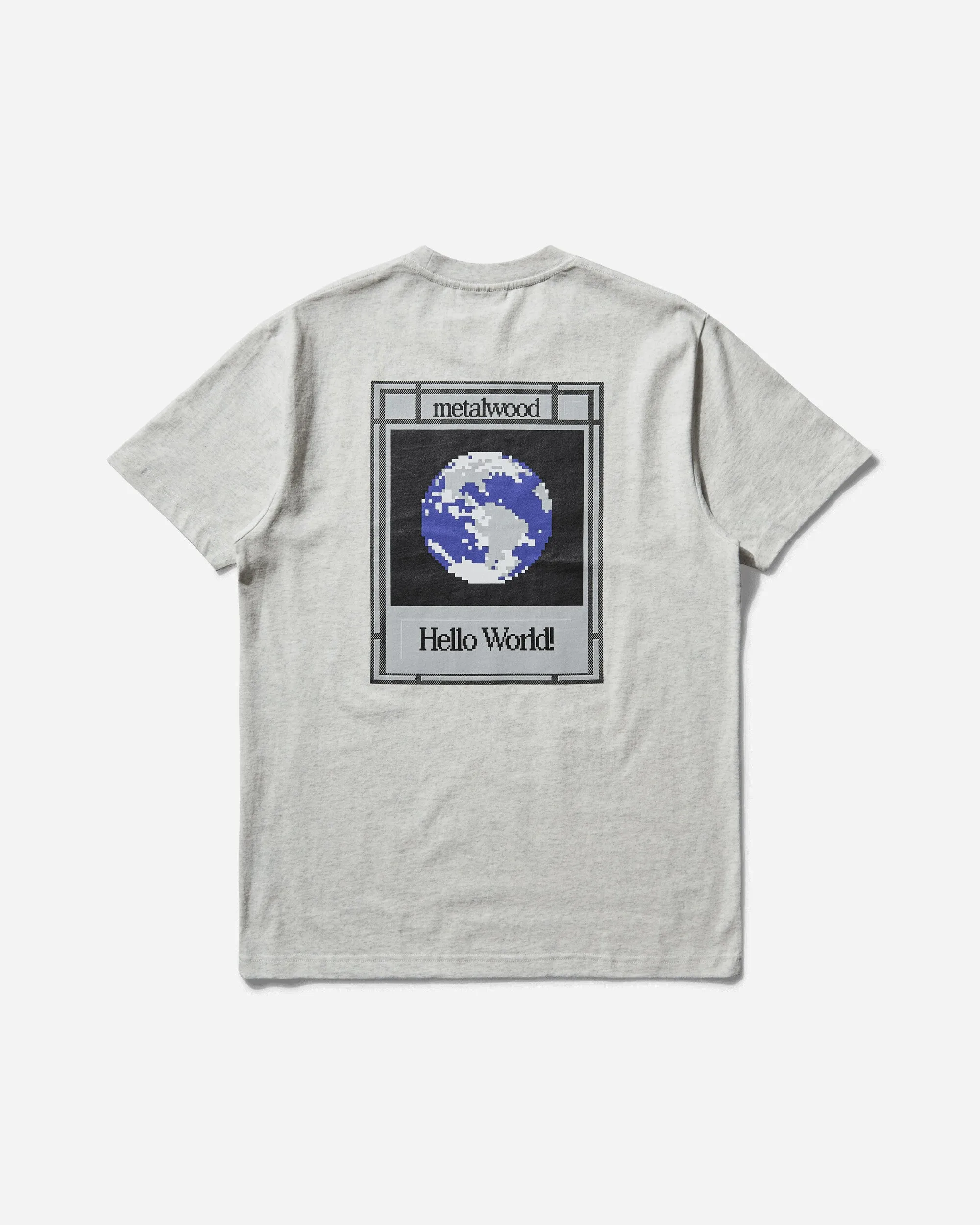 Men's Hello World T-Shirt Heather Grey