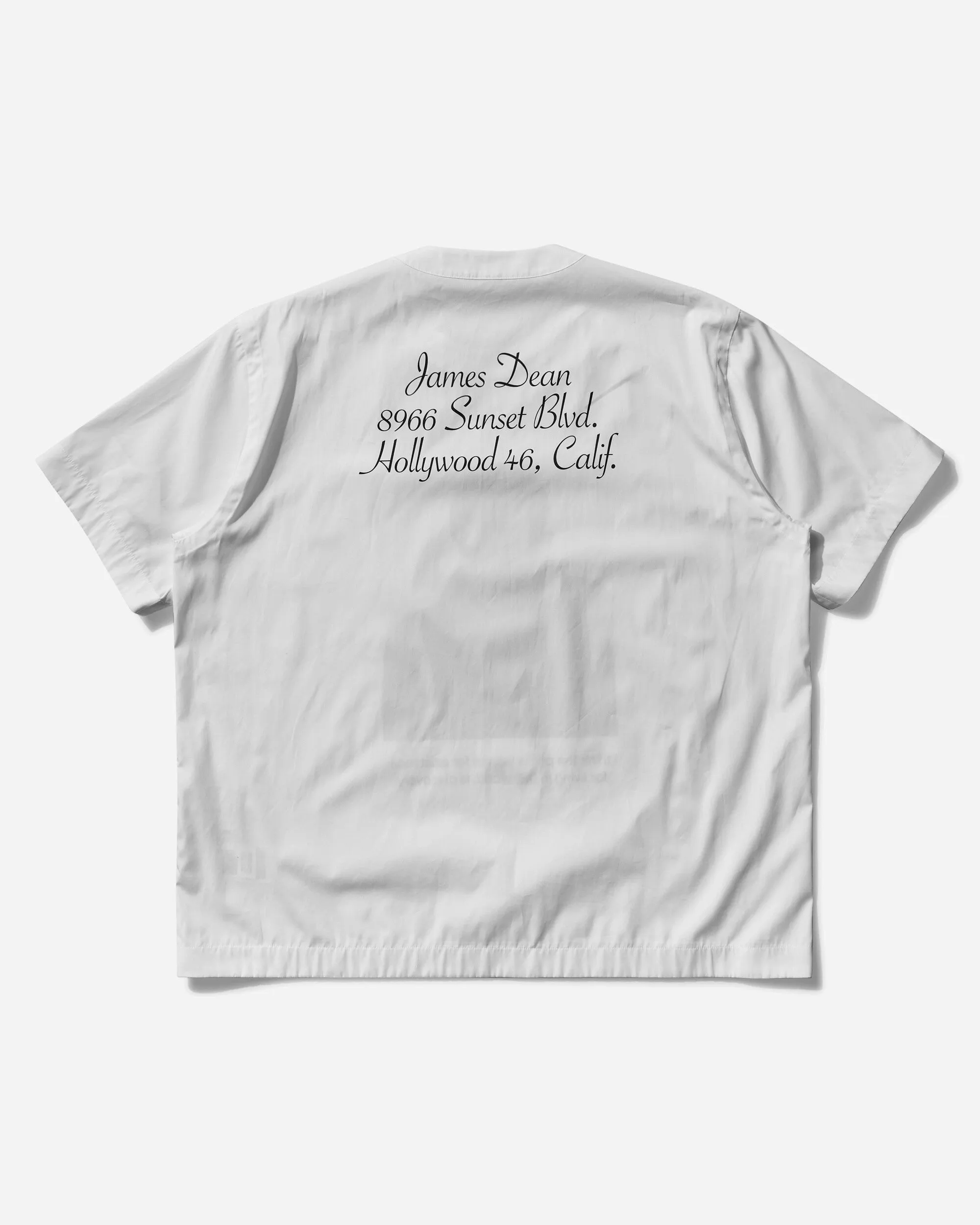 Men's James Dean Cotton Poplin T-Shirt Off White