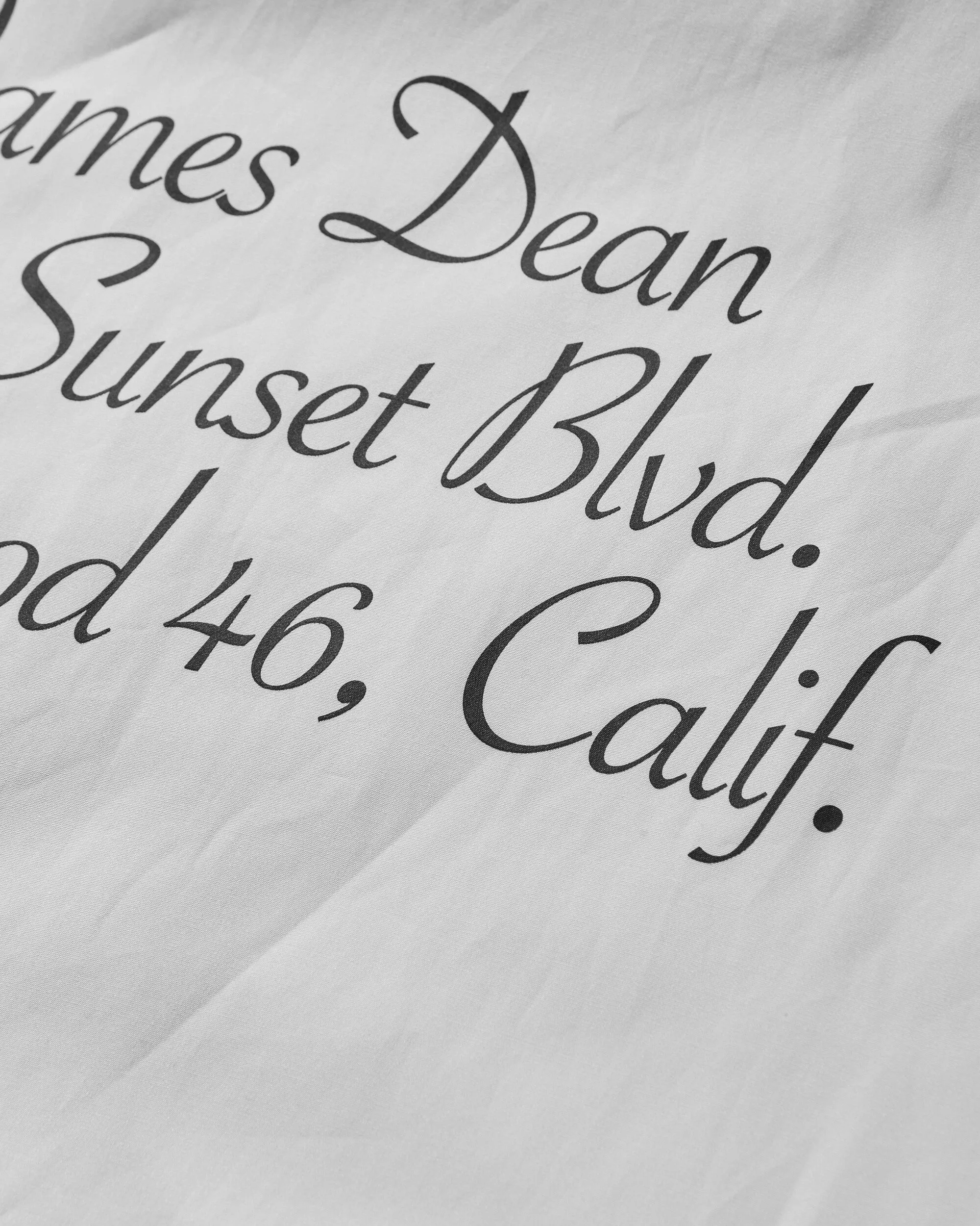 Men's James Dean Cotton Poplin T-Shirt Off White