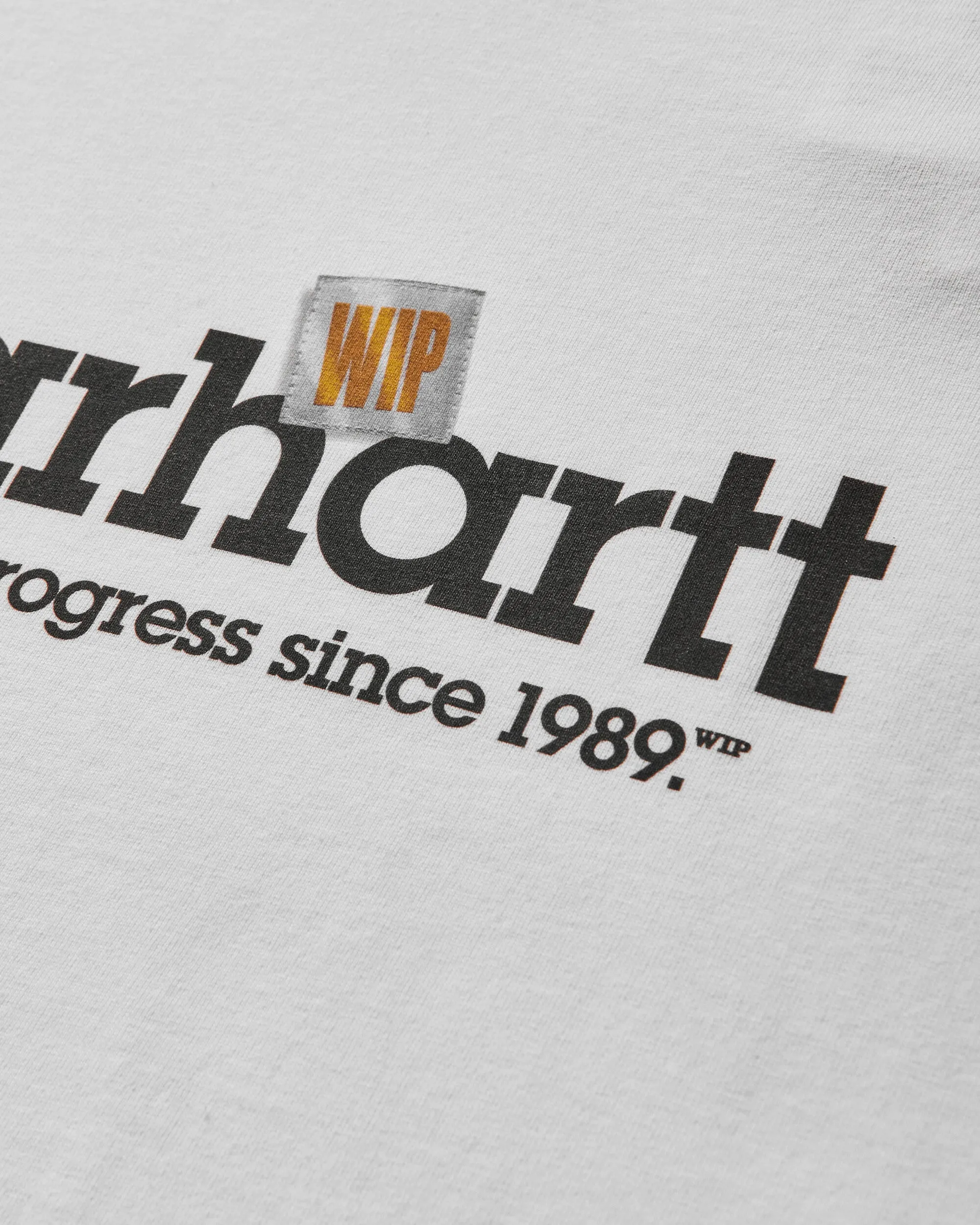 Men's Label Script T-Shirt White