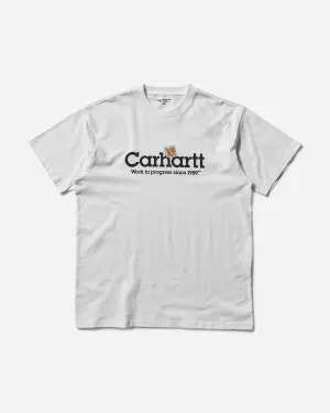 Men's Label Script T-Shirt White