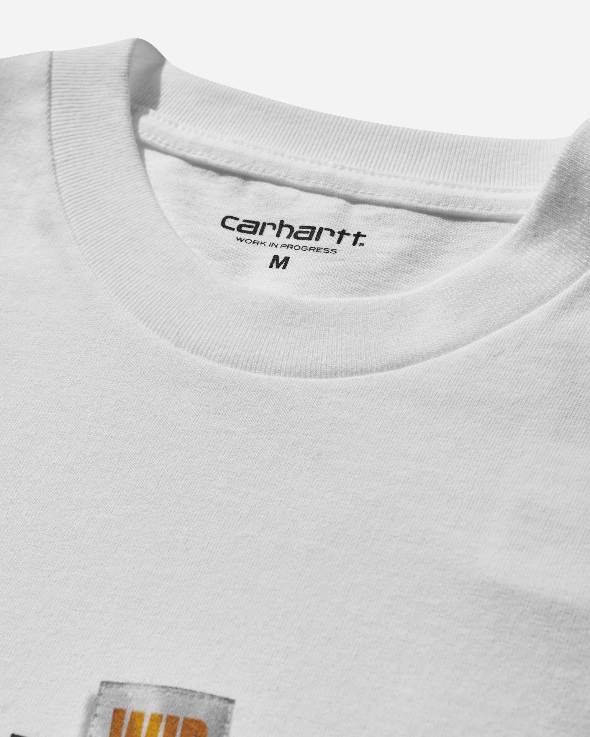 Men's Label Script T-Shirt White