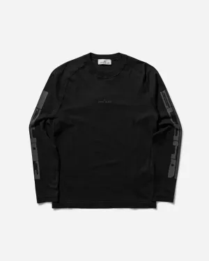 Men's Logo Printed Longsleeve T-Shirt Black