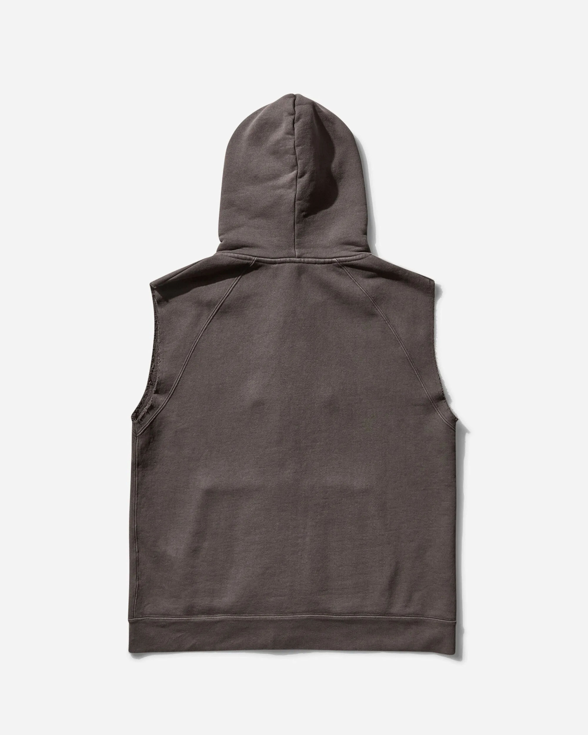 Men's Motor Hood Vest Brown Sun Fade