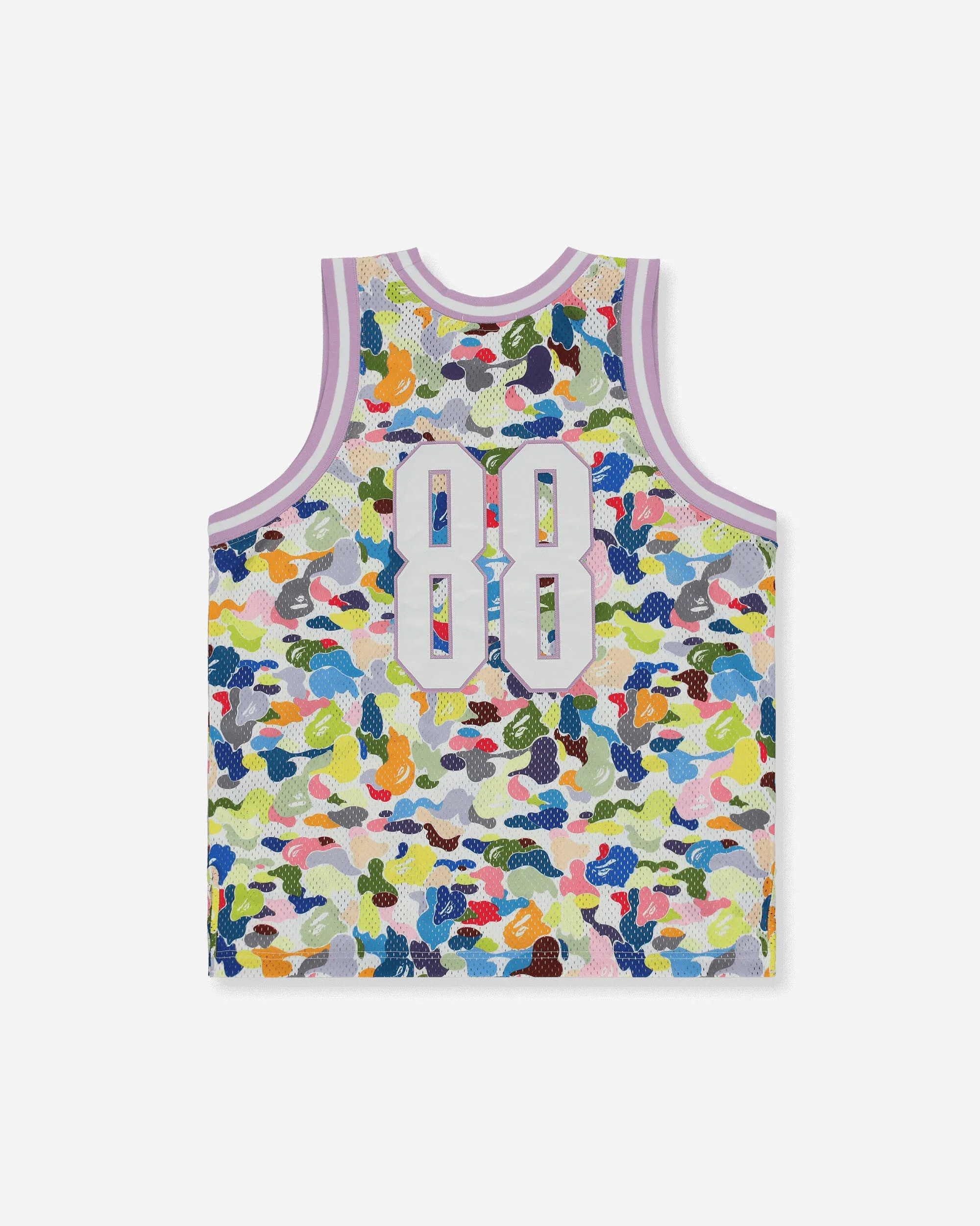 Men's Multi Camo Basketball Top White