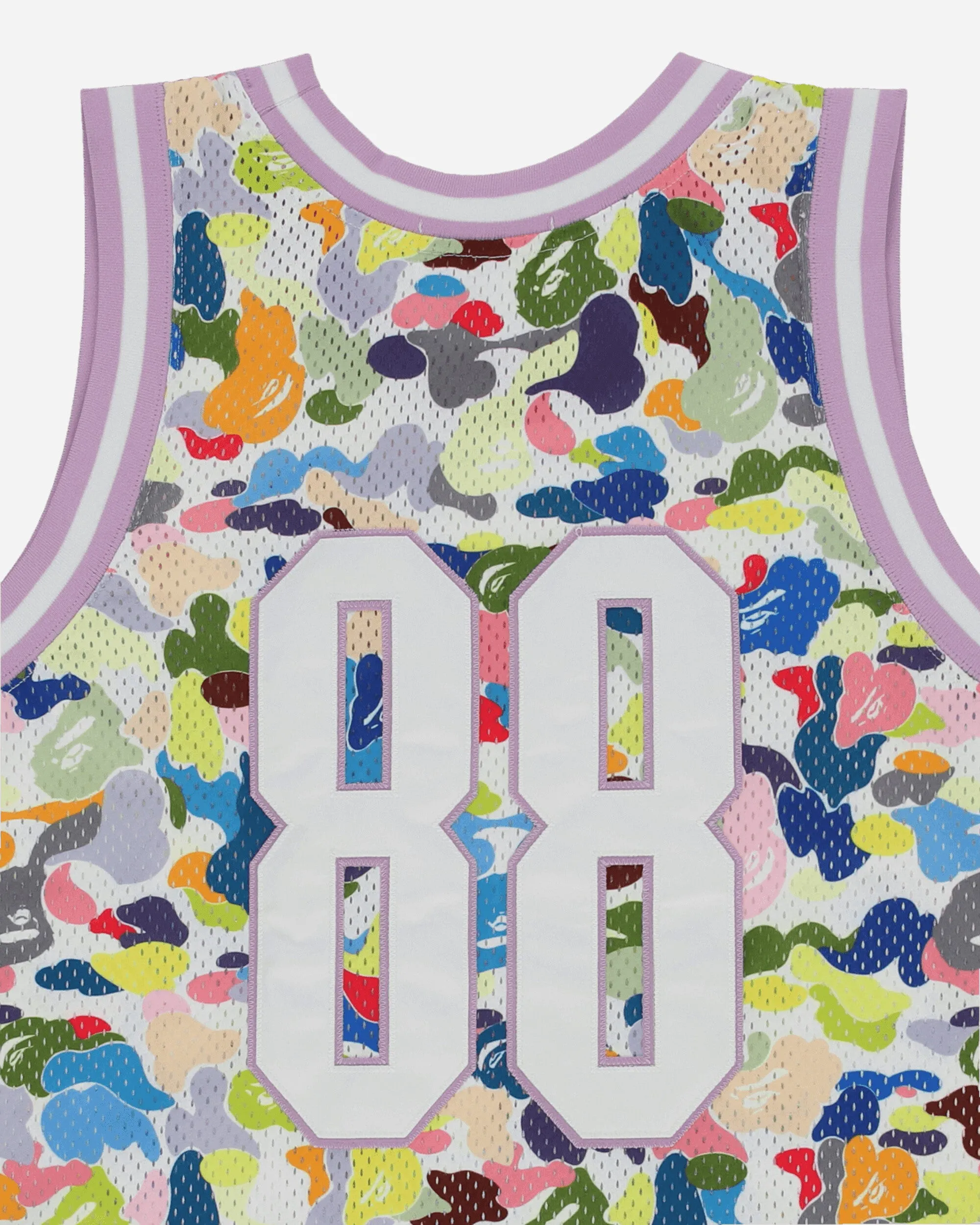 Men's Multi Camo Basketball Top White