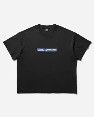 Men's Only Football T-Shirt Washed Black
