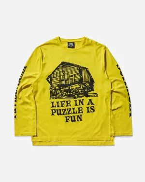 Men's Phantasia Sciencia Longsleeve T-Shirt Yellow
