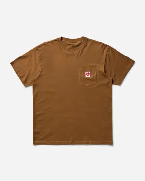 Men's Pocket Heart T-Shirt Hamilton Brown
