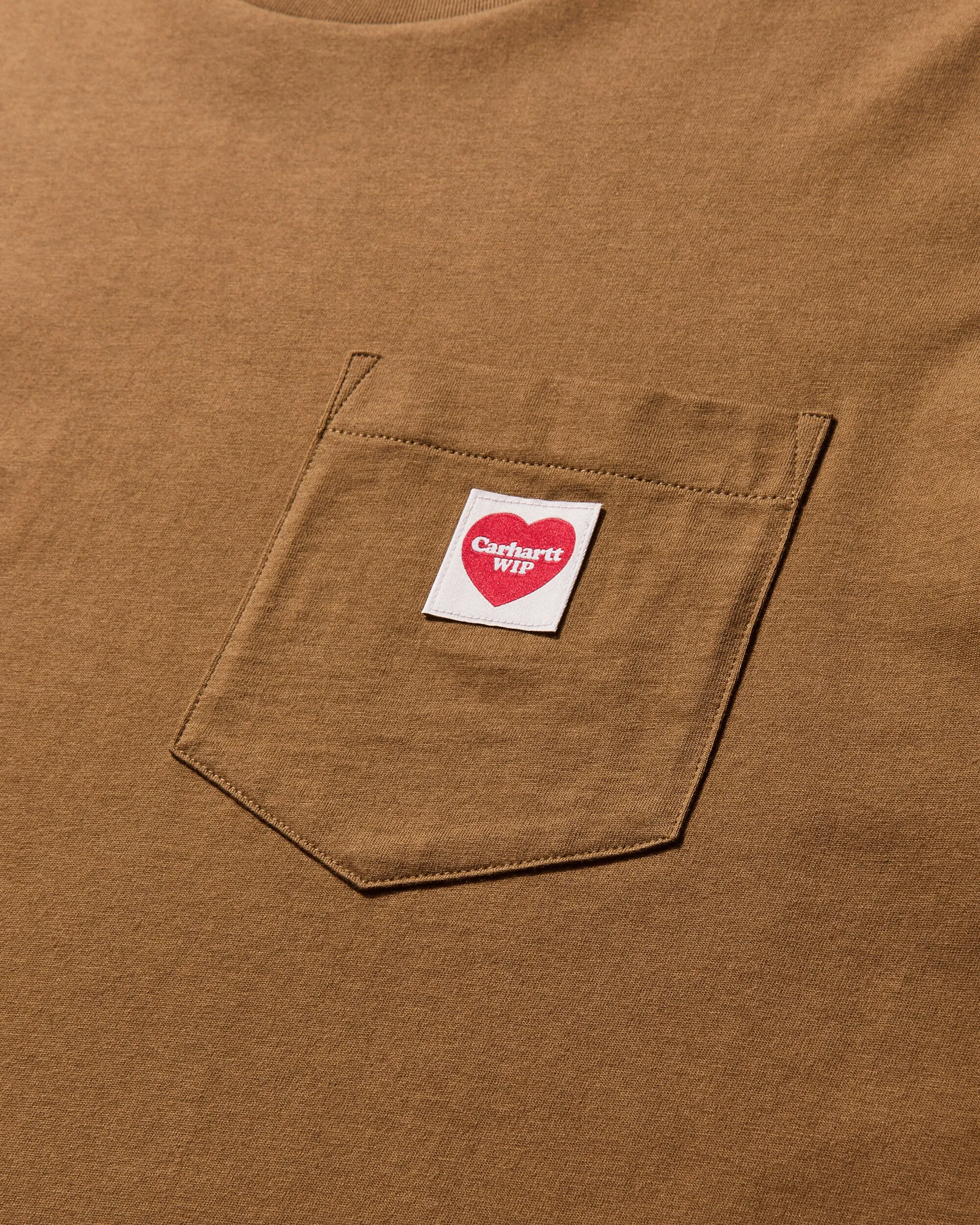 Men's Pocket Heart T-Shirt Hamilton Brown