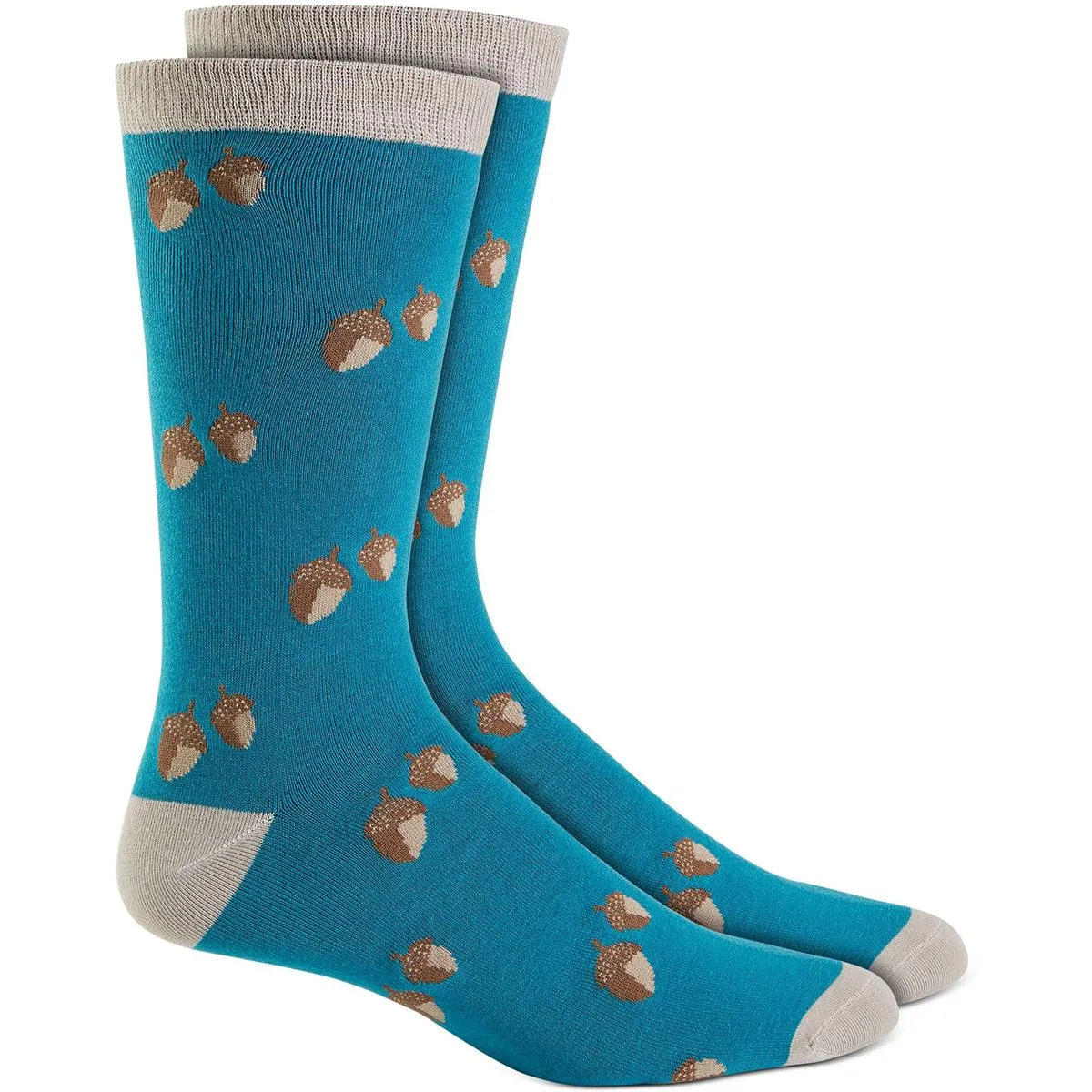 Mens Printed Long Crew Socks