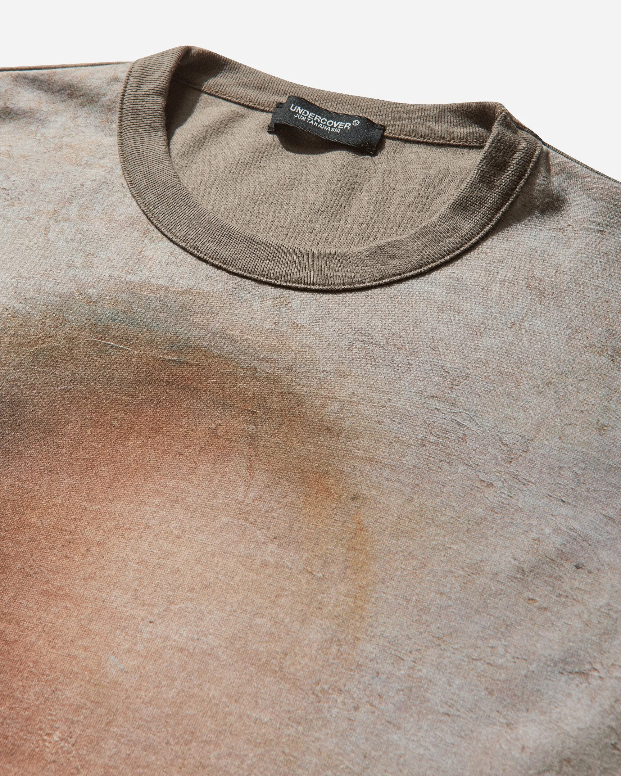 Men's Robert Bosisio Oversized T-Shirt Grey Beige