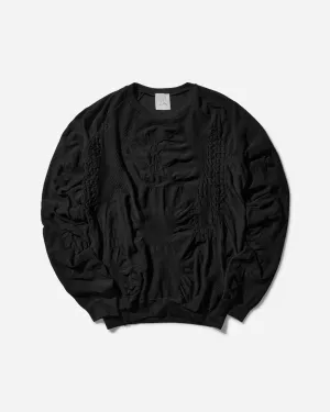 Men's Round Neck 2.0 3D Seamless Sweater Black