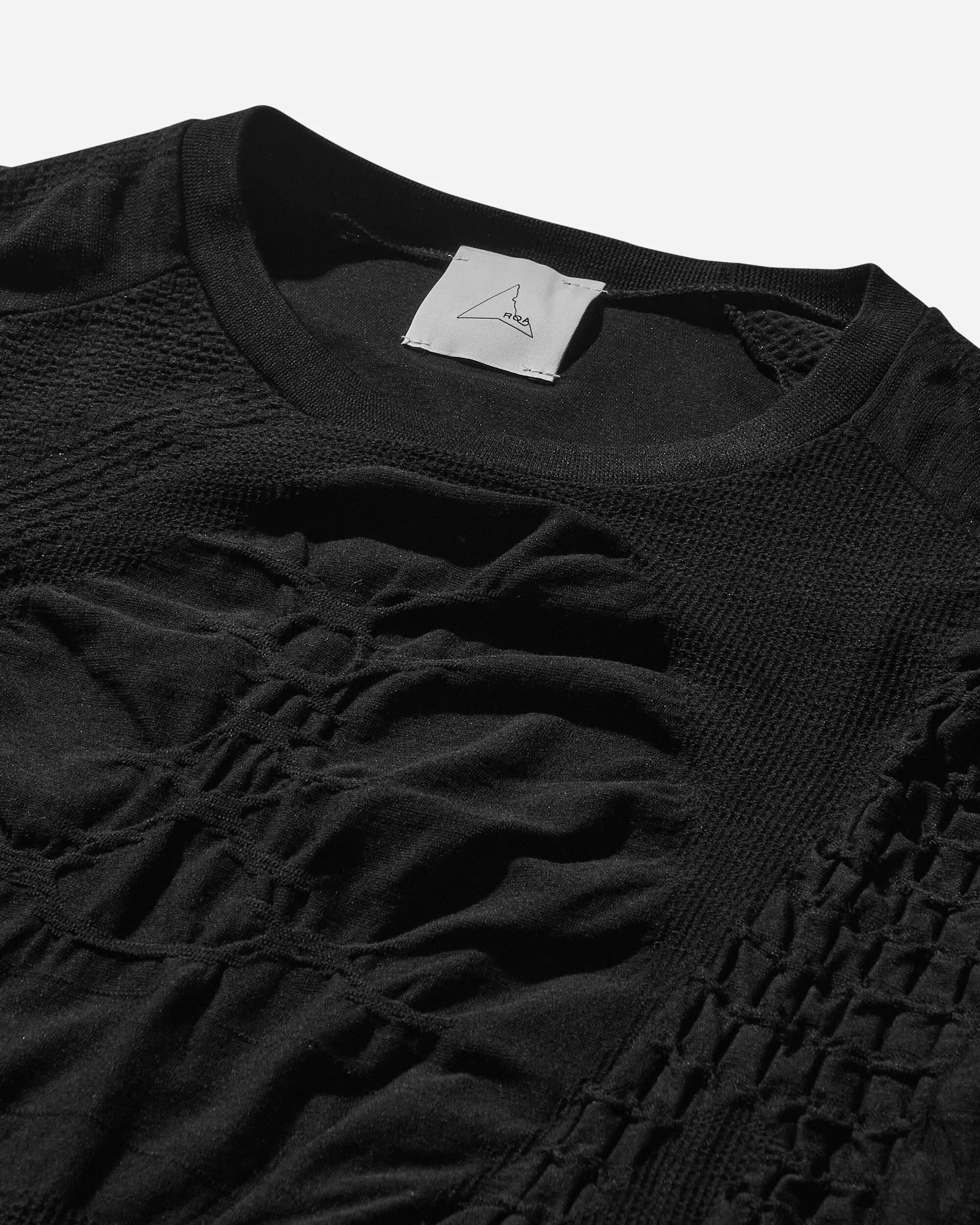 Men's Round Neck 2.0 3D Seamless Sweater Black