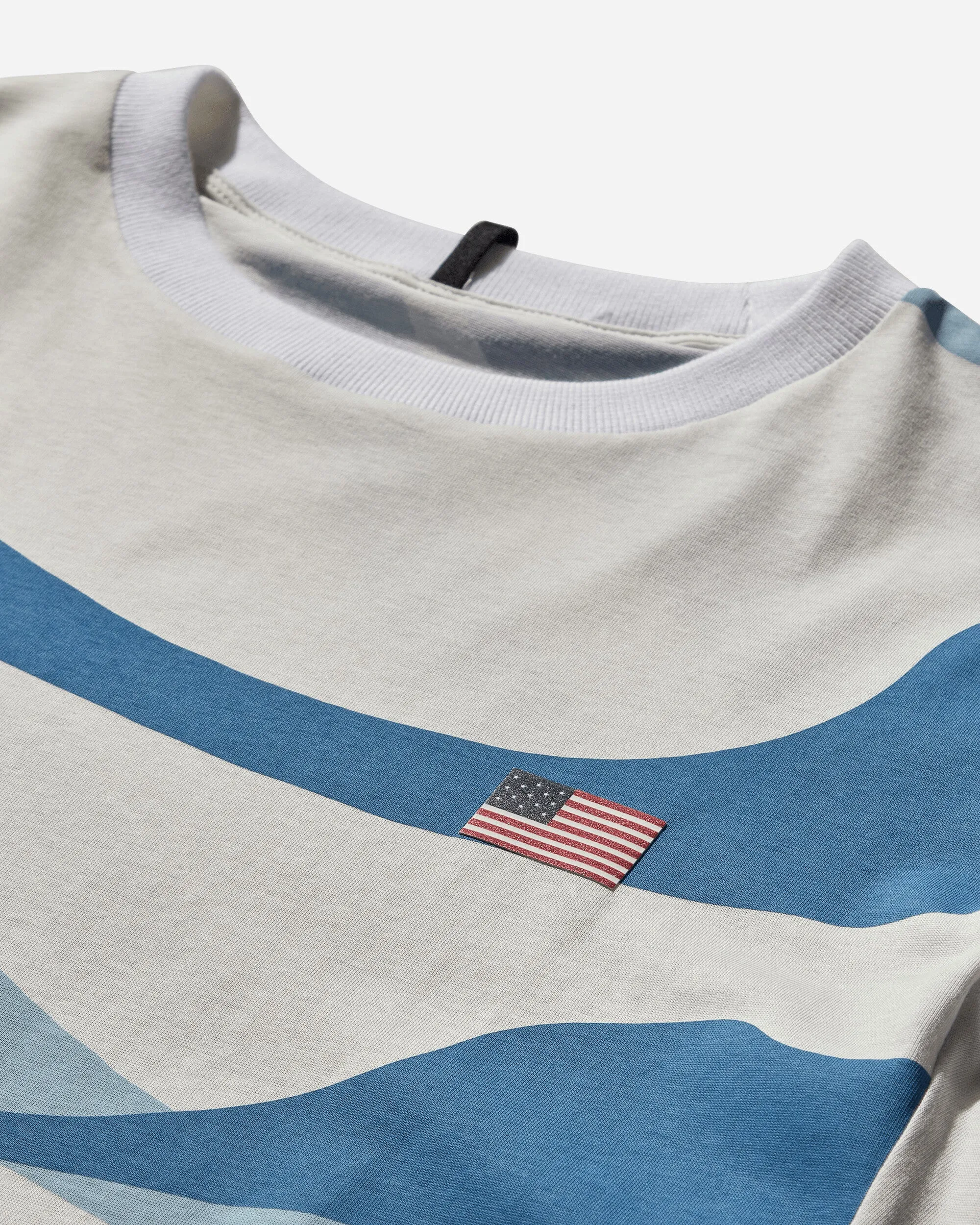Men's Team USA Surfing Graphic T-Shirt Olympics Waves Blue