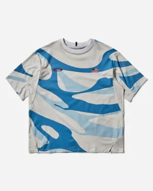 Men's Team USA Surfing Graphic T-Shirt Olympics Waves Blue