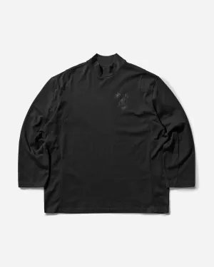 Men's Turtleneck Longsleeve Top Black