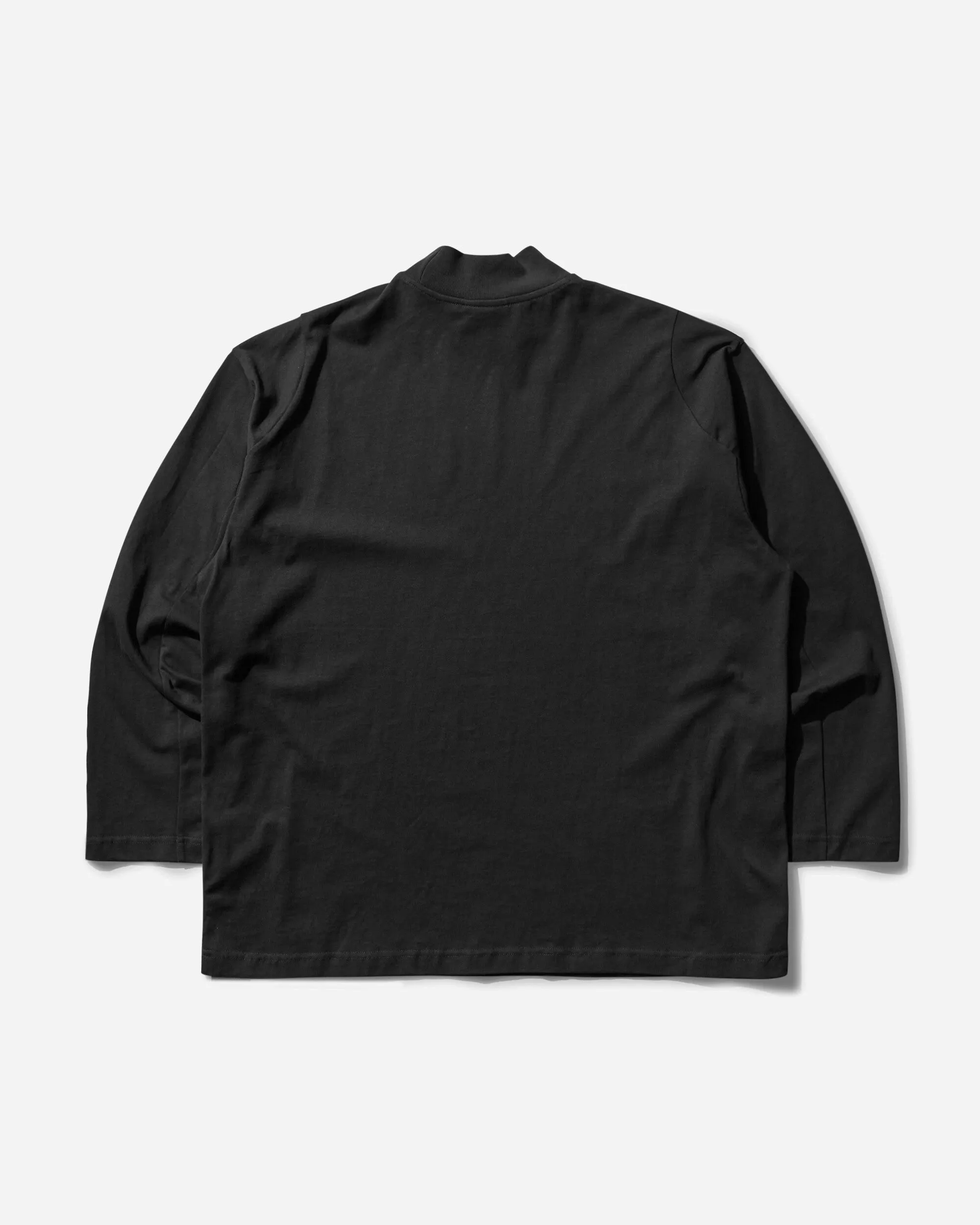 Men's Turtleneck Longsleeve Top Black