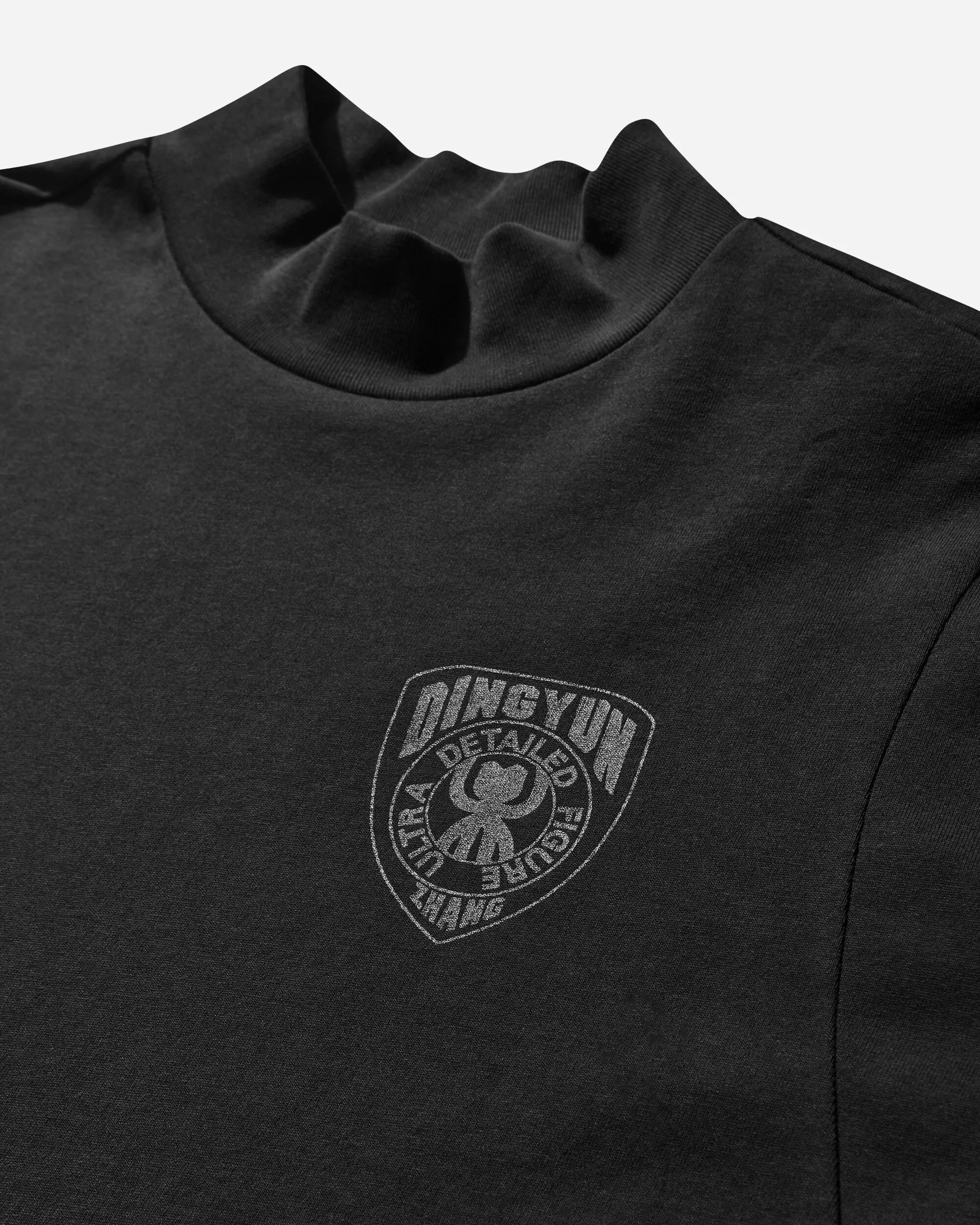 Men's Turtleneck Longsleeve Top Black