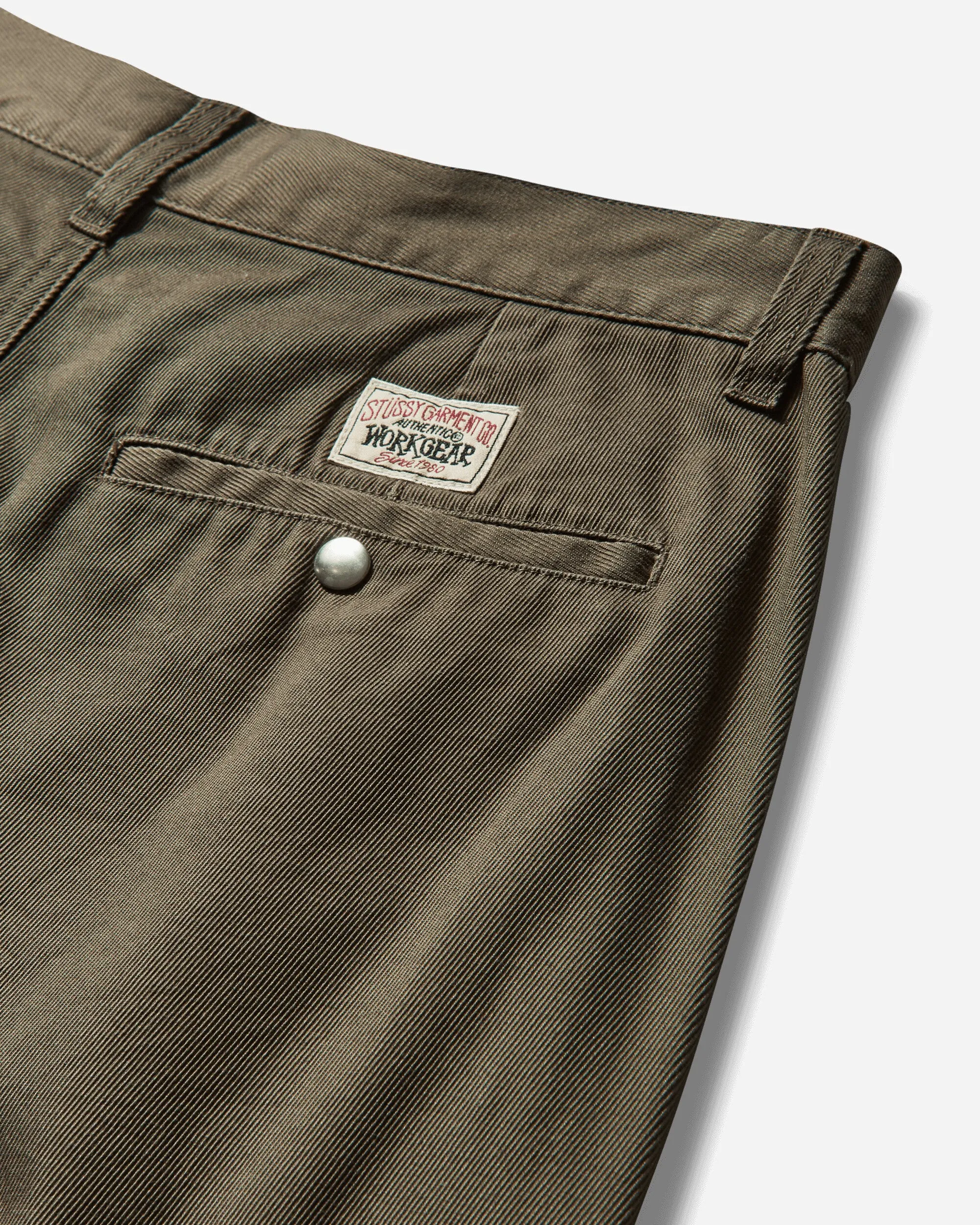 Men's Workgear Twill Trousers Surplus Green