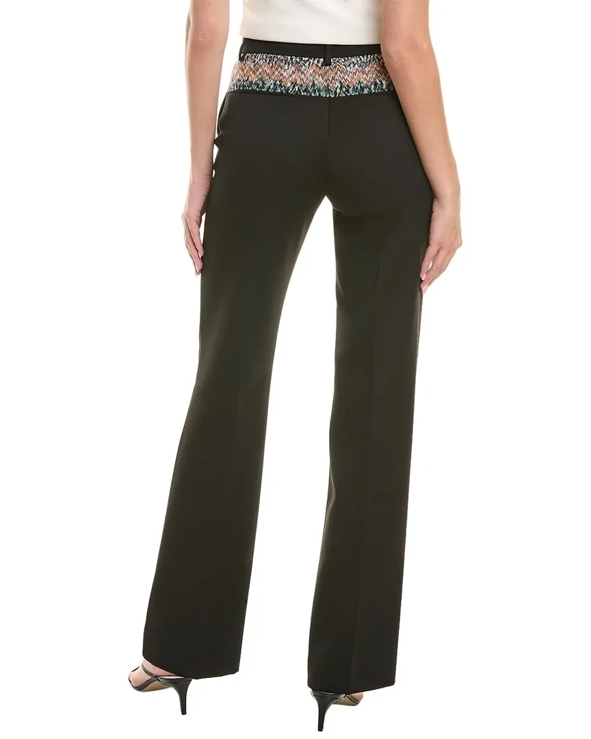 Missoni Chevron Palazzo Wool-Blend Trouser