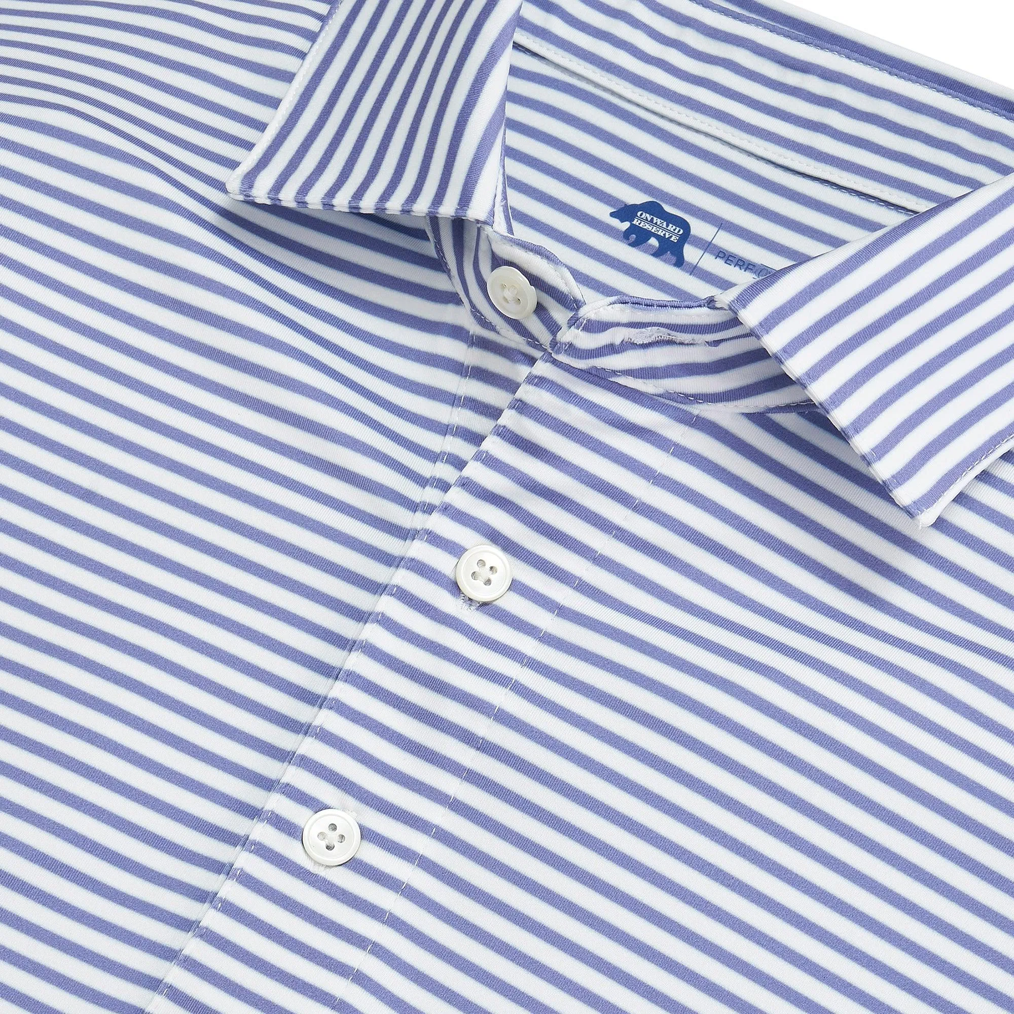 Mulligan Stripe Performance Polo