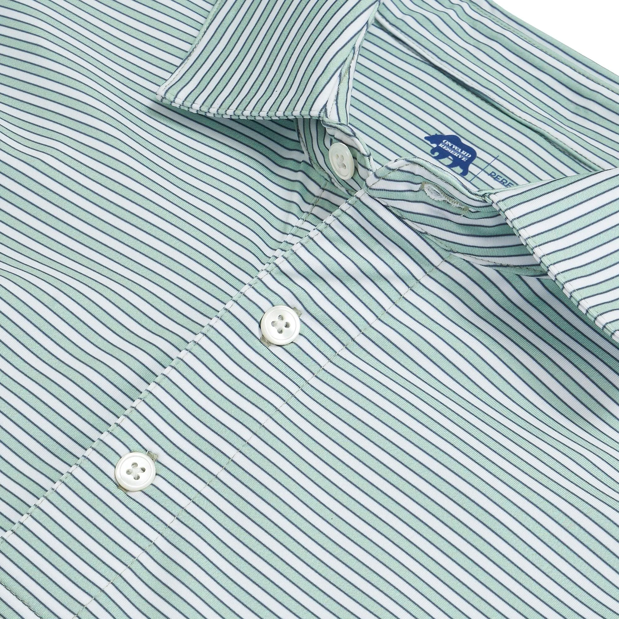 Mulligan Stripe Performance Polo