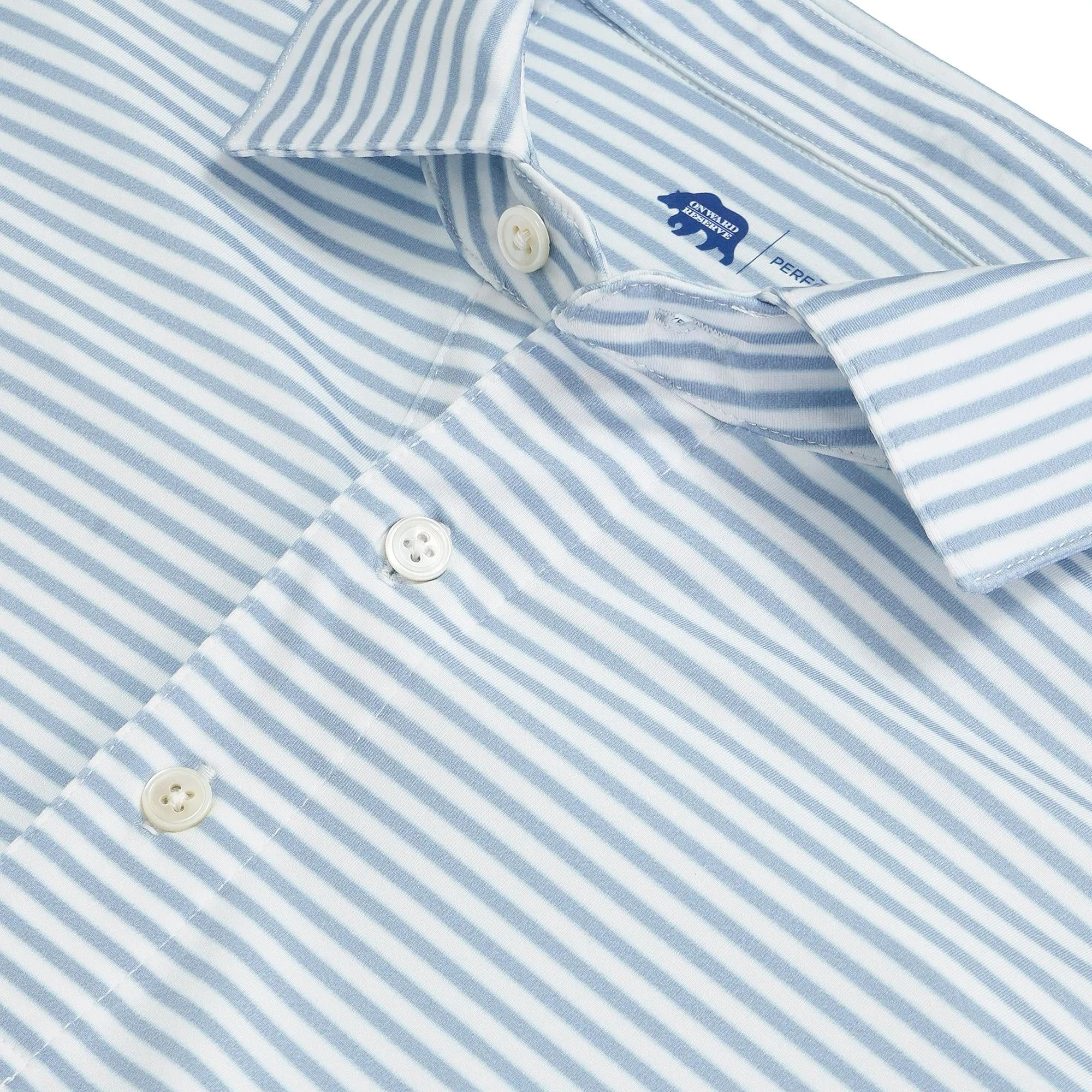 Mulligan Stripe Performance Polo