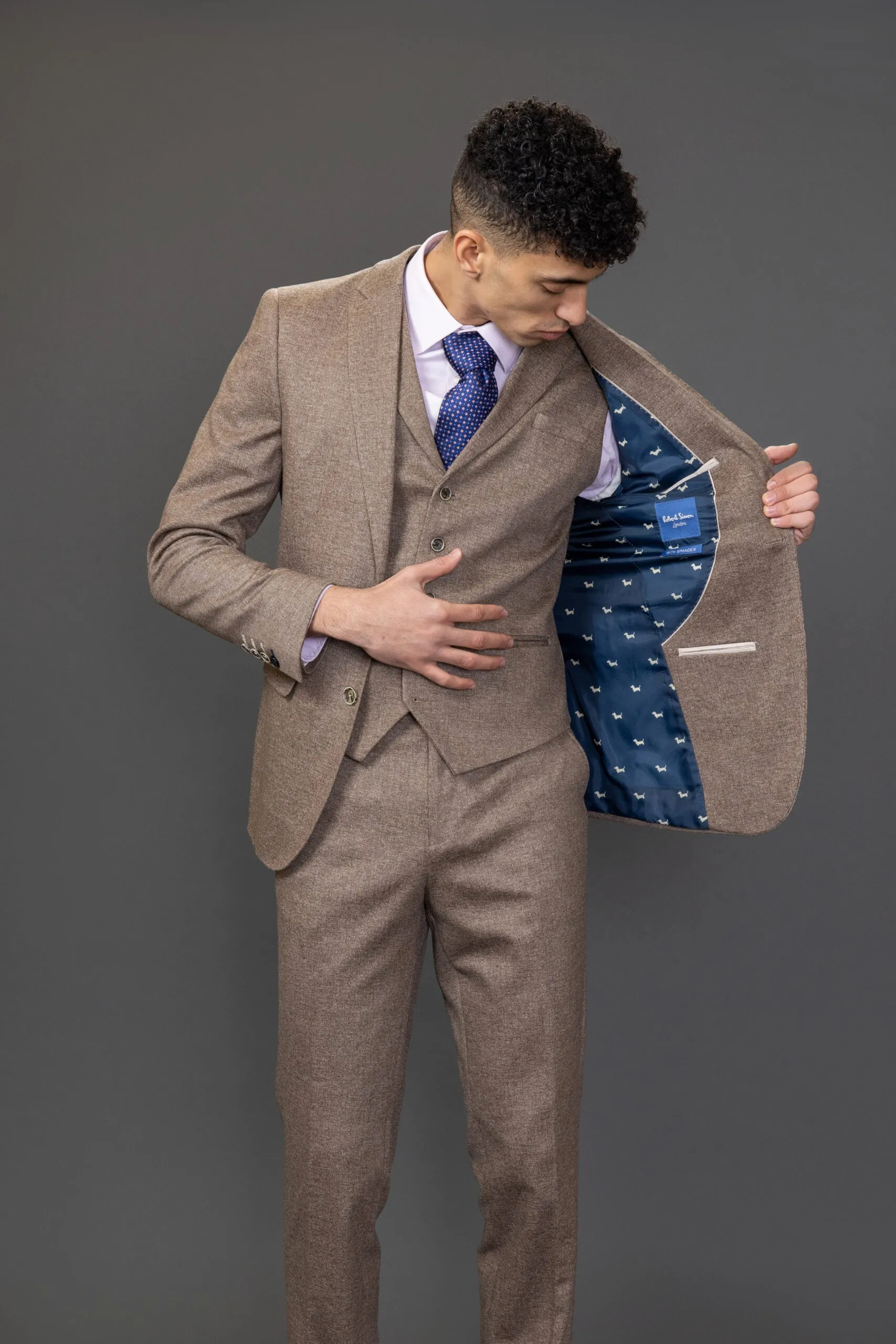 Nathan 3 Piece Slim Fit Suit