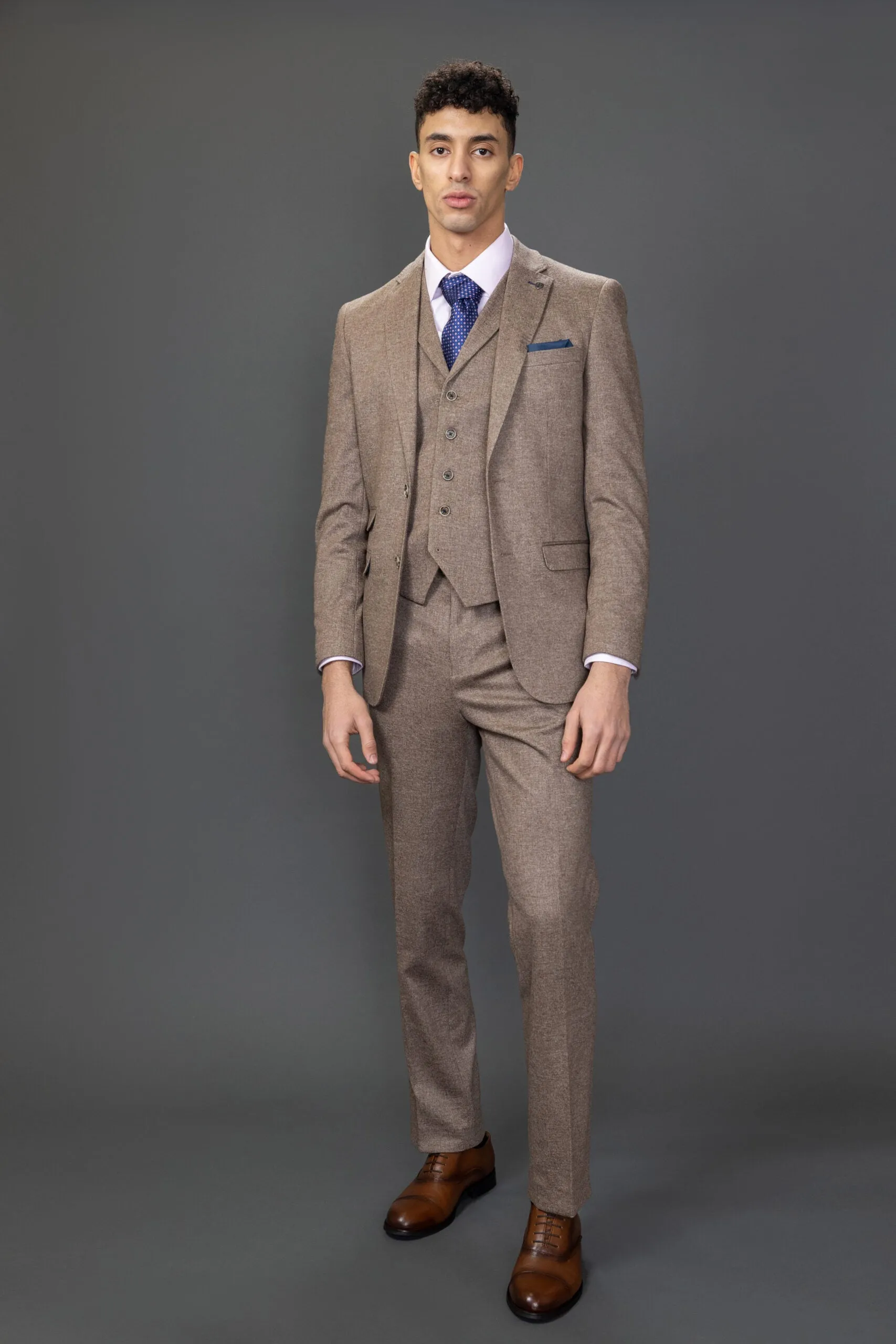 Nathan 3 Piece Slim Fit Suit
