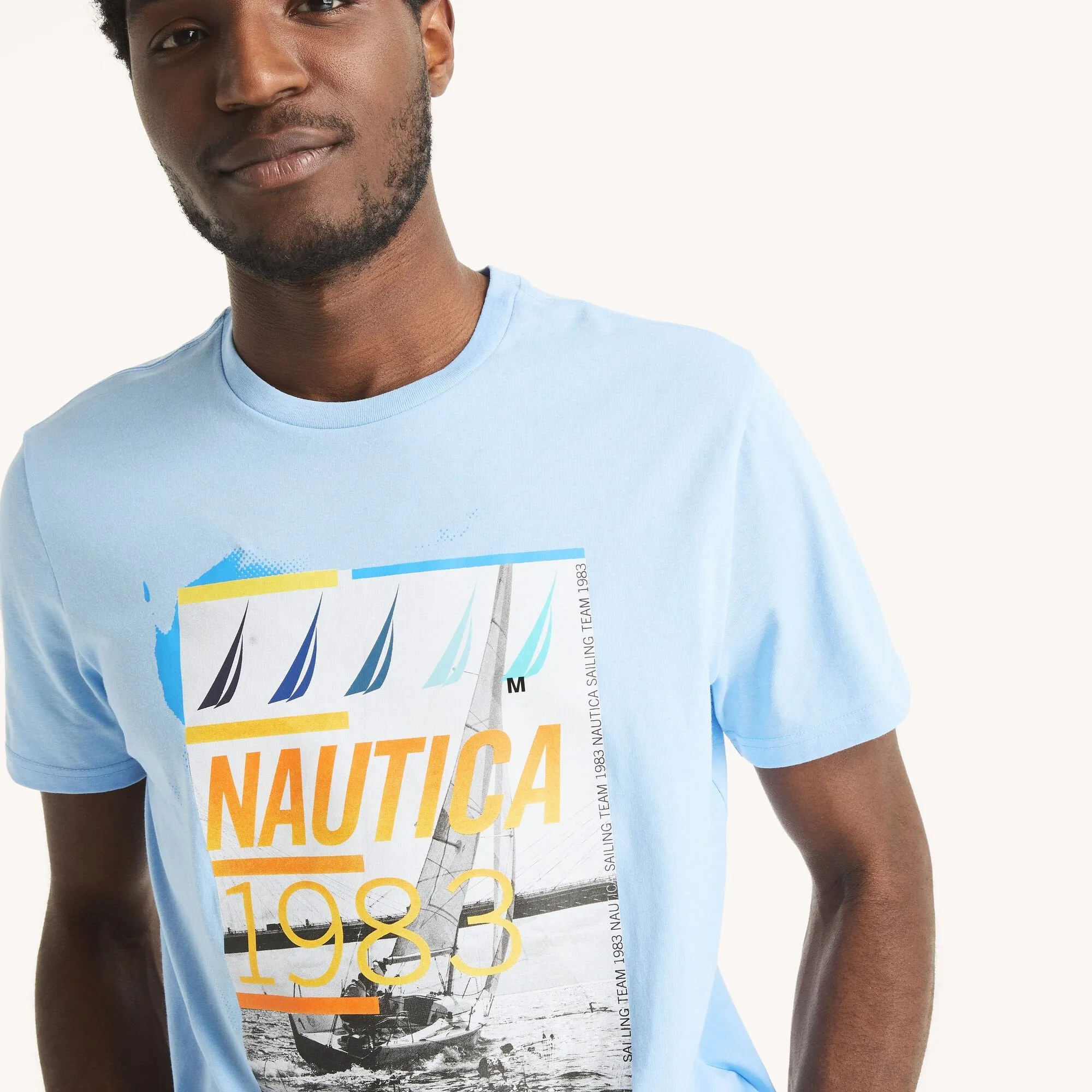 Nautica Mens 1983 Graphic T-Shirt