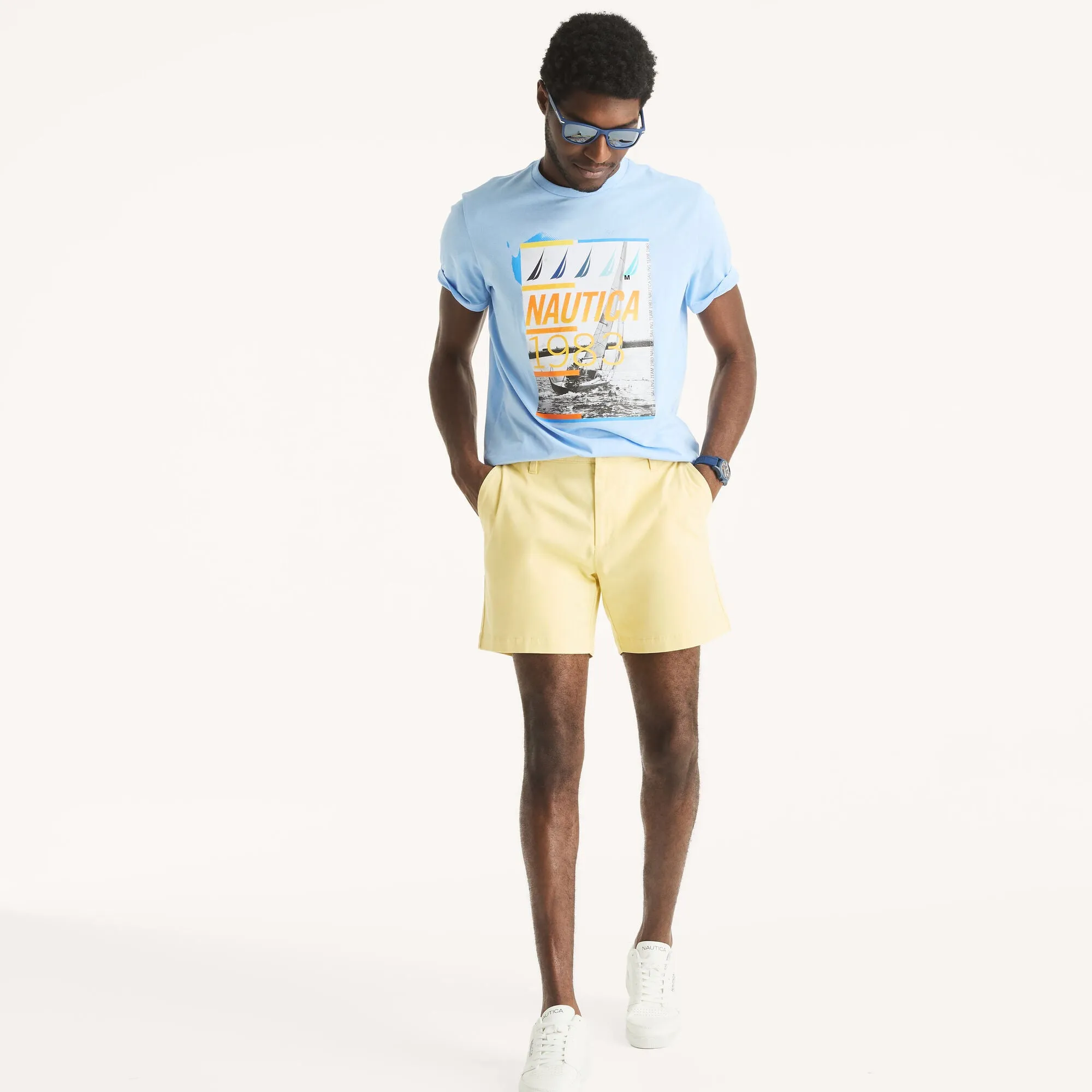 Nautica Mens 1983 Graphic T-Shirt