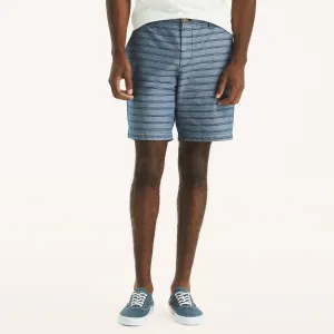 Nautica Mens 8.5" Chambray Deck Short